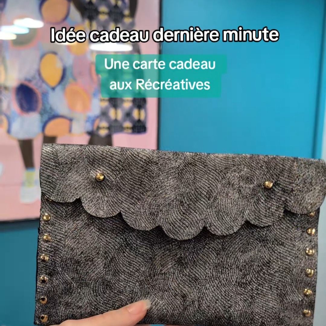 La carte cadeau des Récréatives, c’est une parenthèse créative à offrir à ceux que tu aimes. 🎁
Ateliers DIY libres, ateliers encadrés et moment de détente autour d'un café la personne choisit ce qui lui fait plaisir !
Dispo à l’atelier et en ligne, prête à glisser sous le sapin ou à offrir toute l’année !
#cadeaucreatif #cartecadeaunoël #noelatours