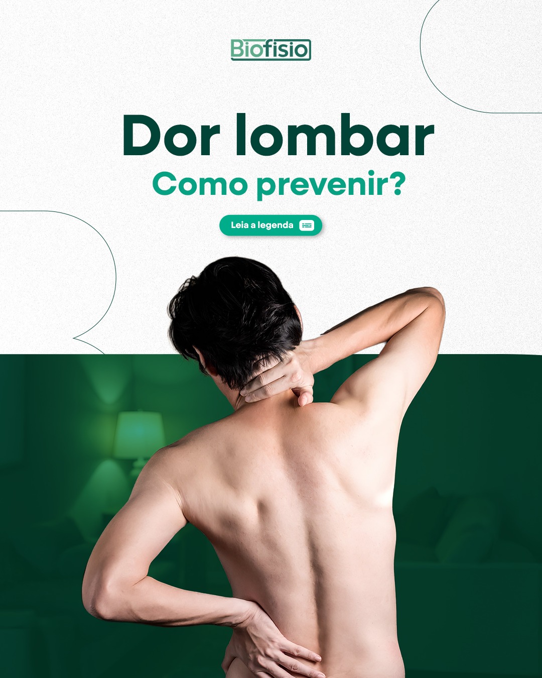 A dor lombar é uma das principais queixas entre adultos, seja por postura, rotina sedentária, sobrecarga nos treinos ou movimentos repetitivos.
A boa notícia é que, na maioria dos casos, a prevenção é totalmente possível.
Medidas como fortalecer a musculatura, manter a postura adequada nas atividades cotidianas, alongar com regularidade, evitar longos períodos sentado e aprender a executar movimentos com consciência fazem uma grande diferença no dia a dia.
Com o acompanhamento fisioterapêutico, você corrige padrões de movimento, melhora a estabilidade da coluna e reduz significativamente o risco de novas crises.
Agende sua avaliação e descubra como prevenir e tratar a dor lombar com segurança!
Avenida Esperança, 237
Centro - Guarulhos - SP
(11) 2382-3003 | (11) 2468-1675
#biofisio #clinicaintegrada #fisioterapia #neurologia #ortopedia #terapia #mobilidade #dorlombar