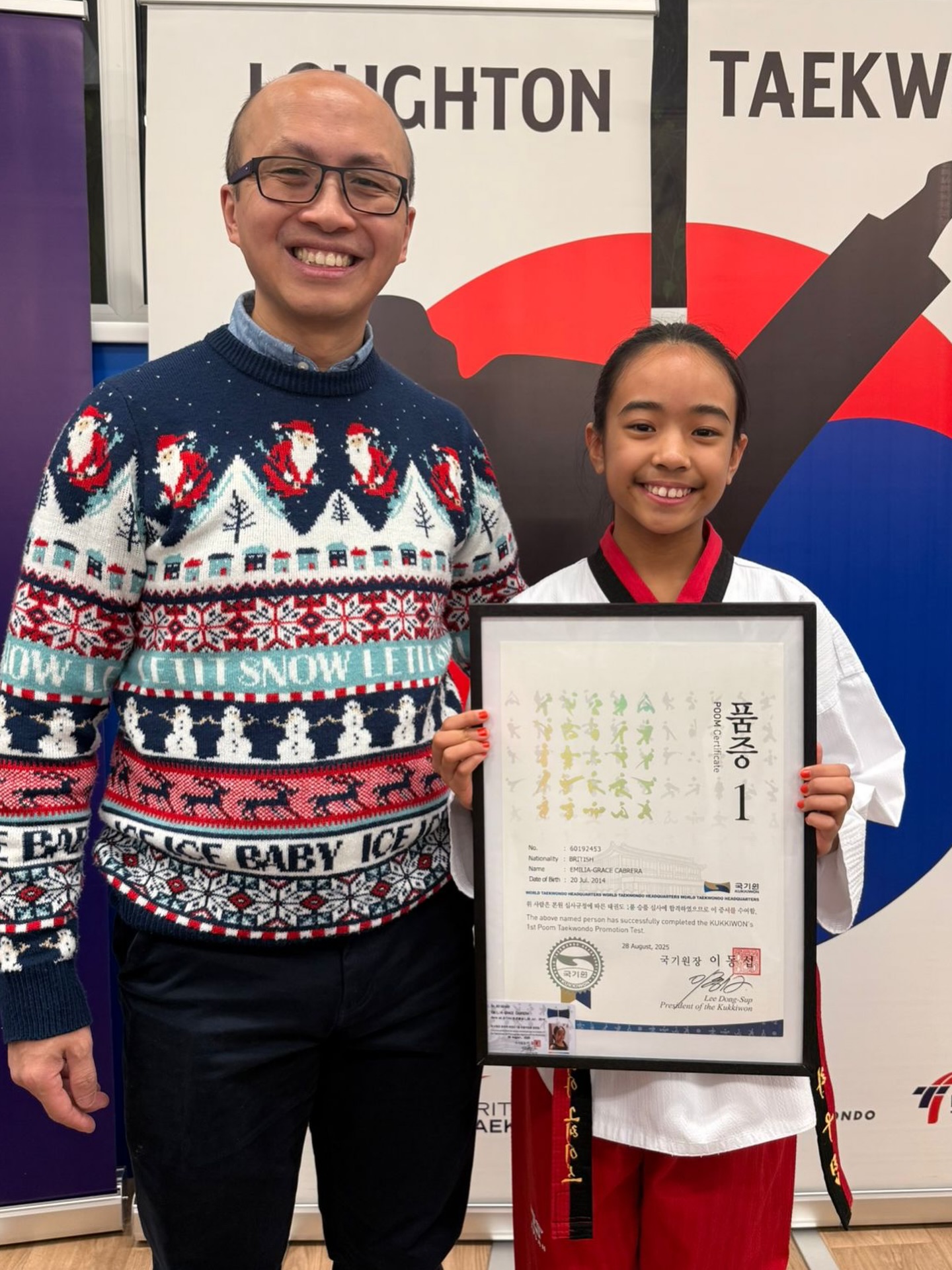 Congratulations to our students Emilia-Grace and Dylan who have received their official Black Belts certificates from the Kukkiwon in Korea 🤩
🥋Emilia-Grace Cabrera - 1st Poom
🥋Dylan-Reece Moorhead - 2nd Poom
Many years of hardwork and dedication to get to this point, congratulations to you both. We are so proud of you! 👏
#taekwondo #martialarts #blackbelt #journey #celebration