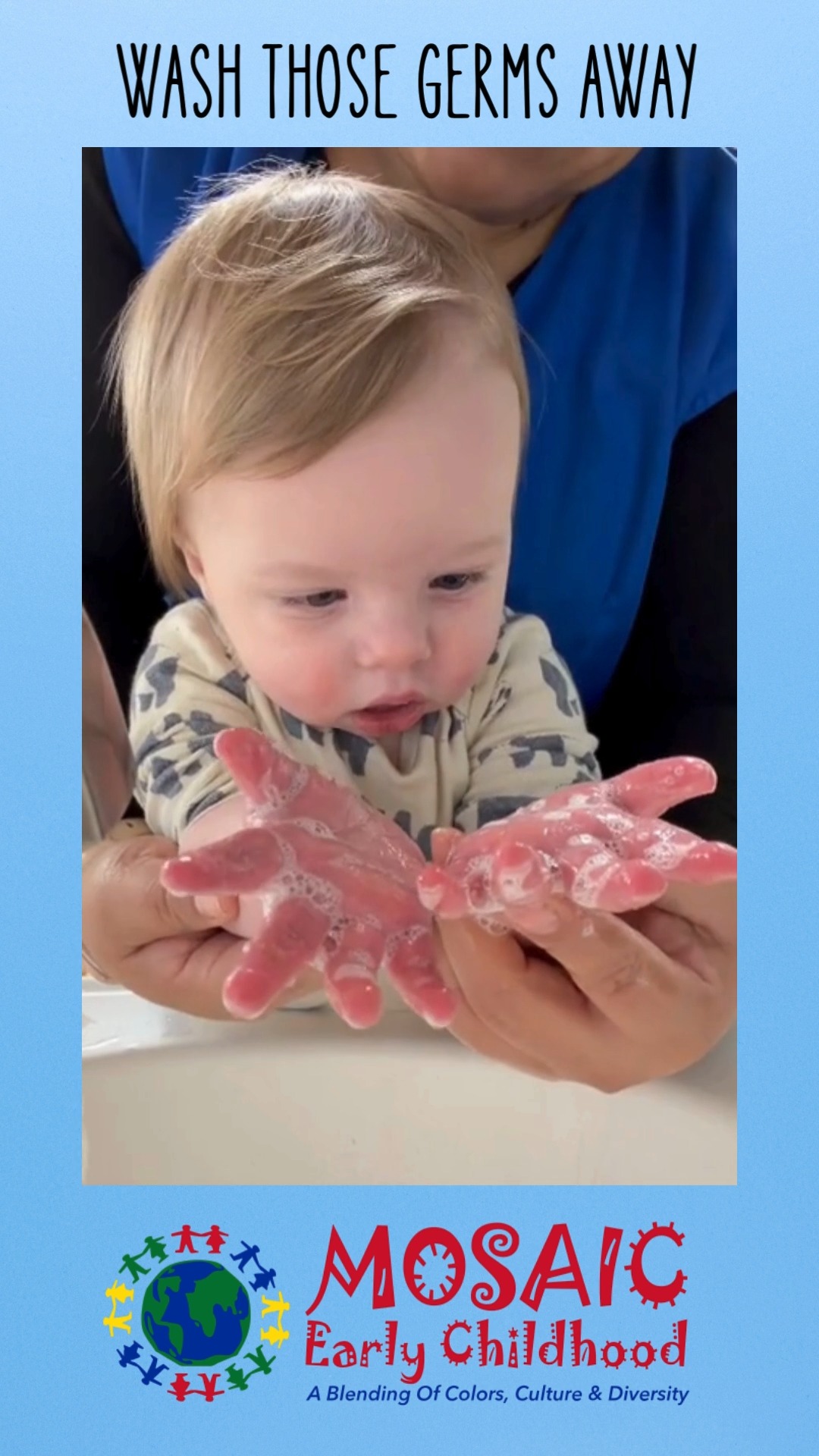 🧼✨ Keeping Our Little Learners Healthy This Winter! ✨🧼
As the colder months settle in, we’re teaching our young learners the importance of washing their hands and keeping clean. From bubbly soap fun to learning when and how to wash properly, our children are building healthy habits that last a lifetime! ❄️👧🏽🧒🏻
Did you know? Handwashing is the most effective way to stop germs and prevent illnesses from spreading — especially in busy classrooms and play spaces. A few seconds of scrubbing can make a big difference in keeping everyone happy, healthy, and learning all winter long. 💙
Let’s stay clean, stay healthy, and enjoy a wonderful winter season together! 🫧❄️🌟.
.
.
.
.
.
#YoungLearners #stayhealthy #mosaicearlychildhood