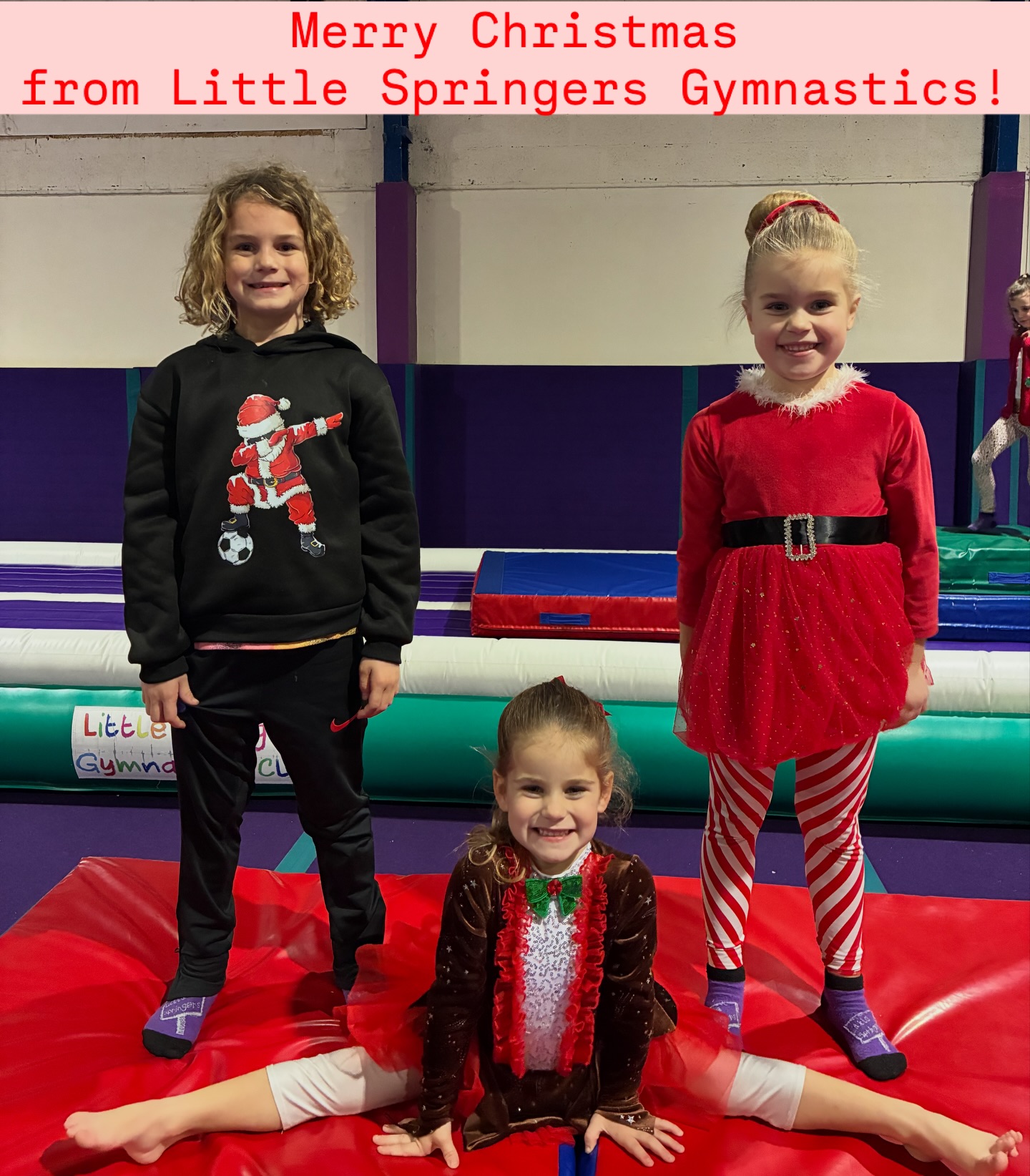 Merry Christmas from all the team at Little Springers 🎄 🤶 We hope that everyone has a fantastic Christmas break! #littlespringersgymnastics #gymnasticsforall #merrychristmas