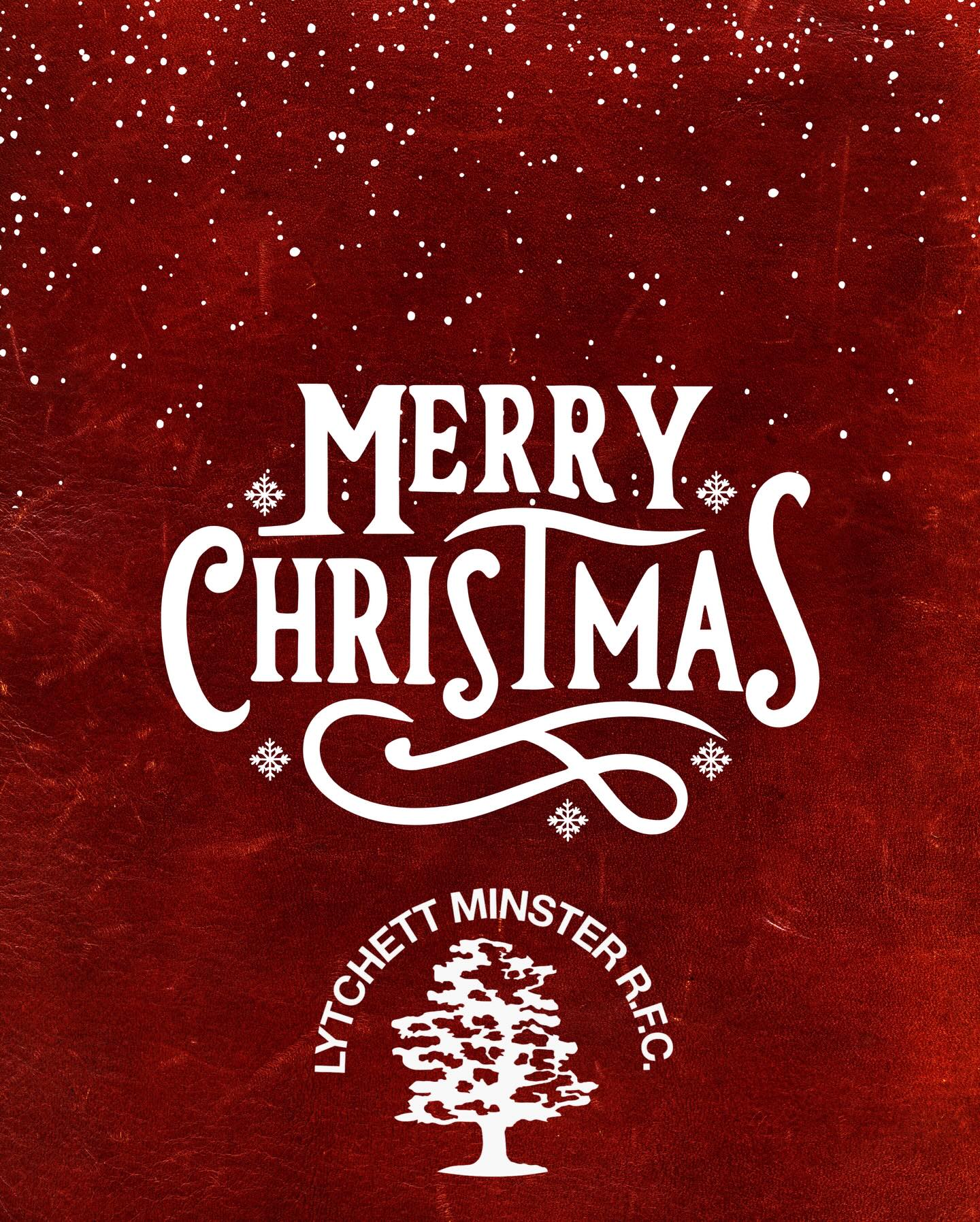 A very Merry Christmas from all of us at Lytchett Minster RFC to you and your families! ❤️
Have a fantastic day and see you all on the 27th for the Memorial Game! 🪢