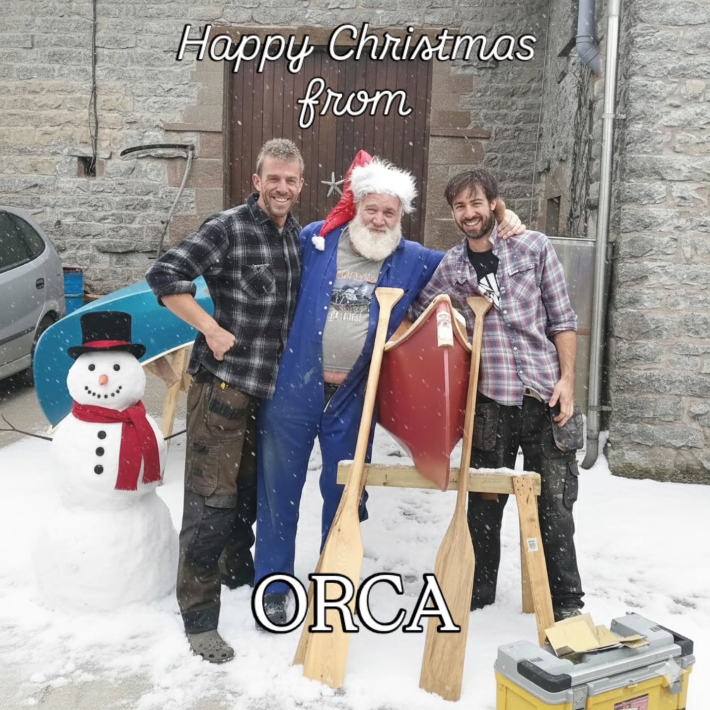 Happy Christmas from us at ORCA
#christmas #canoebuildingcourse #canoekits #canoe #canoeing