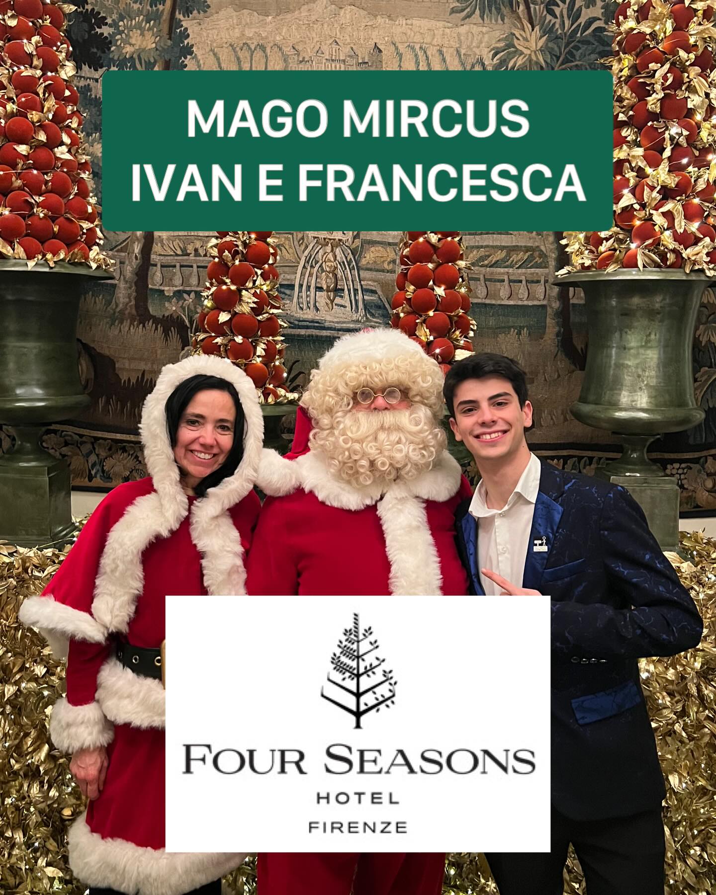 Il giorno di Natale diventa ancora più magico con la magia del Mago Mircus all’Hotel Four Seasons Firenze 5 Stelle Lusso.