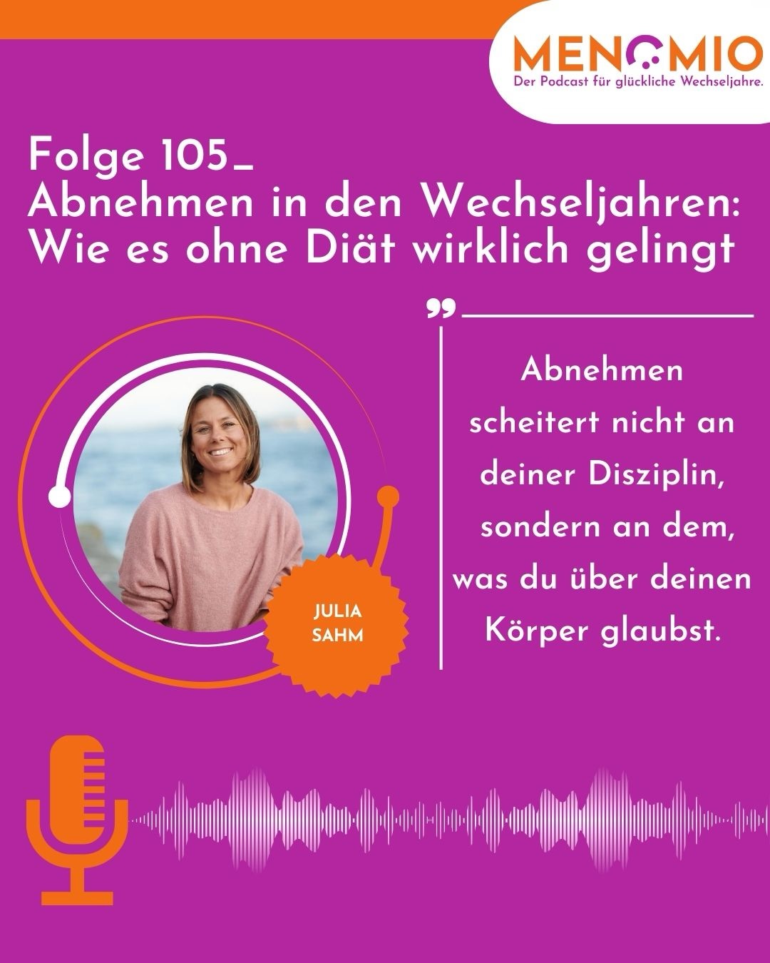 🎄✨ 7 Kilo weniger – mitten in der Kekszeit?
Ja. Und nein: nicht durch Disziplin, Verzicht oder irgendeine neue Diät.
Sondern durch Verstehen.
Ich fühle mich gerade stark, entspannt, ausgeglichen, fit wie noch nie –
und ehrlich: Es ist herrlich ✨
Was für mich den Unterschied gemacht hat?
Nicht eine Sache. Sondern eine Kombination.
🧬 Wissen statt Willenskraft
Eine Genanalyse (erinnert ihr euch an die Folge mit @katharinaschneider_offiziell ?) war für mich ein echter Augenöffner.
Zu verstehen, was mein Körper braucht – und warum ich Süßes so liebe – hat mir den Stress genommen.
Ich bin nicht willensschwach. Ich bin einfach so gebaut.
💪 Muskeln statt Diäten
Krafttraining ist mein absoluter Gamechanger geworden.
Ich bewege mich täglich und trainiere 2–3× pro Woche gezielt.
Es macht (fast) immer Spaß – und ich spüre, wie sich mein Körper positiv verändert.
Muskeln sind das beste Investment in den Wechseljahren.
🧠 Kein Kampf mehr mit dem Essen
Und hier kommt Julia Sahm aka @julia_shinecoaching ins Spiel.
Ich habe lange Gefühle mit Essen reguliert:
Langeweile? Essen. Stress? Essen. Belohnung? Essen.
Julia bringt es auf den Punkt: Der Kampf ist das Problem.
Wenn wir lernen, Gefühle anders zu regulieren, verliert Essen seine Rolle als „Tröster“.
Ich teile das so offen, weil ich zeigen möchte:
Wir sind unseren Hormonen, unserem Alter oder unserem Körper nicht hilflos ausgeliefert – auch wenn uns das lange eingeredet wurde.
Wenn wir anfangen zu verstehen statt zu kämpfen, kommt Leichtigkeit oft von ganz allein.
🎧 In der aktuellen MENOMIO-Folge 105 spreche ich mit Julia Sahm genau darüber:
– warum Abnehmen in den Wechseljahren so oft scheitert
– warum Diäten nicht die Lösung sind
– und was stattdessen wirklich hilft
👉 Hör unbedingt rein – Link in der Bio
💾 Speicher dir den Post, wenn du dich wieder erkennst
Und jetzt ehrlich:
Welches Gefühl „isst“ du am häufigsten mit – Stress, Langeweile oder Belohnung? 👇
#wechseljahre
#abnehmenindenwechseljahren
#frauengesundheit