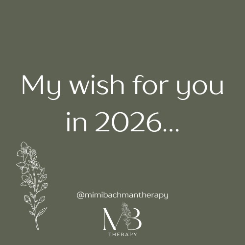 I'm not big into immediately trying to change your life in January every year. News flash - you are still you. And that is a wonderful thing.
I AM into setting gentle intentions for the next year, and easing into the setting goals part. Let that come later when spring energy starts buzzing.
My wish for you is more joy, more tenderness, and more showing up for yourself. There is no one-way liberation.
What is your wish for yourself? Take some time to talk to yourself kindly and set an intention for your year. The simpler the better.