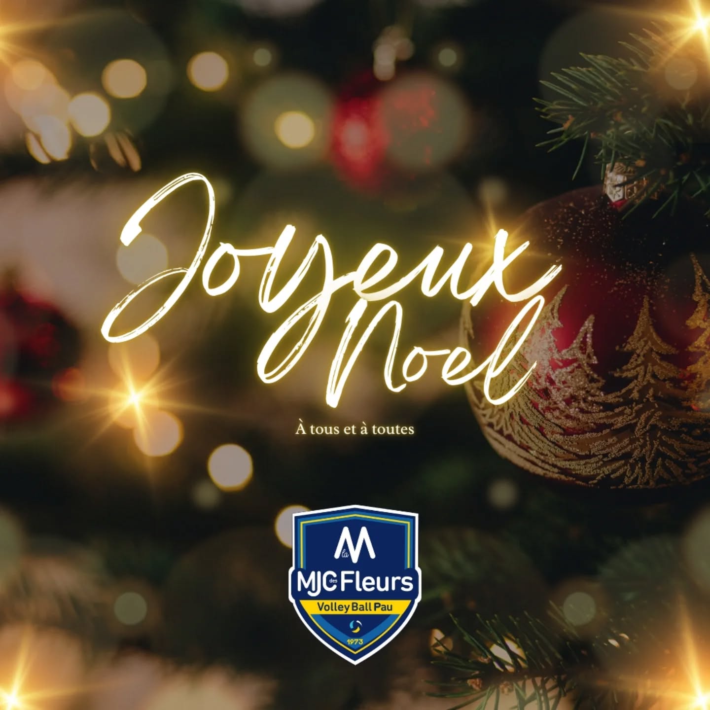 🎄✨ En cette période, tout le club vous souhaite un très joyeux Noël !
Que ces fêtes soient remplies de bonheur, de partage et de beaux moments en famille 🎁
On se retrouve très vite sur les terrains 💪🏐
Joyeux Noël à tous ! 🎅✨