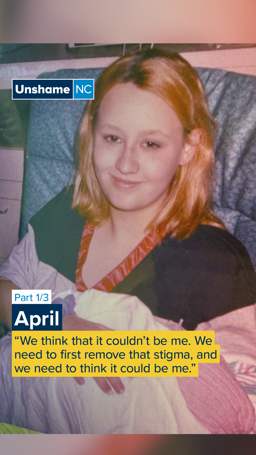 April says her daughter, Alaina, helped her grow closer to God. Alaina was bold, loving, and full of faith. 💛 She passed away in 2022 due to her substance use disorder (SUD). By sharing Alaina’s story, April hopes to fight stigma and help others see all the beautiful parts of who Alaina truly was.