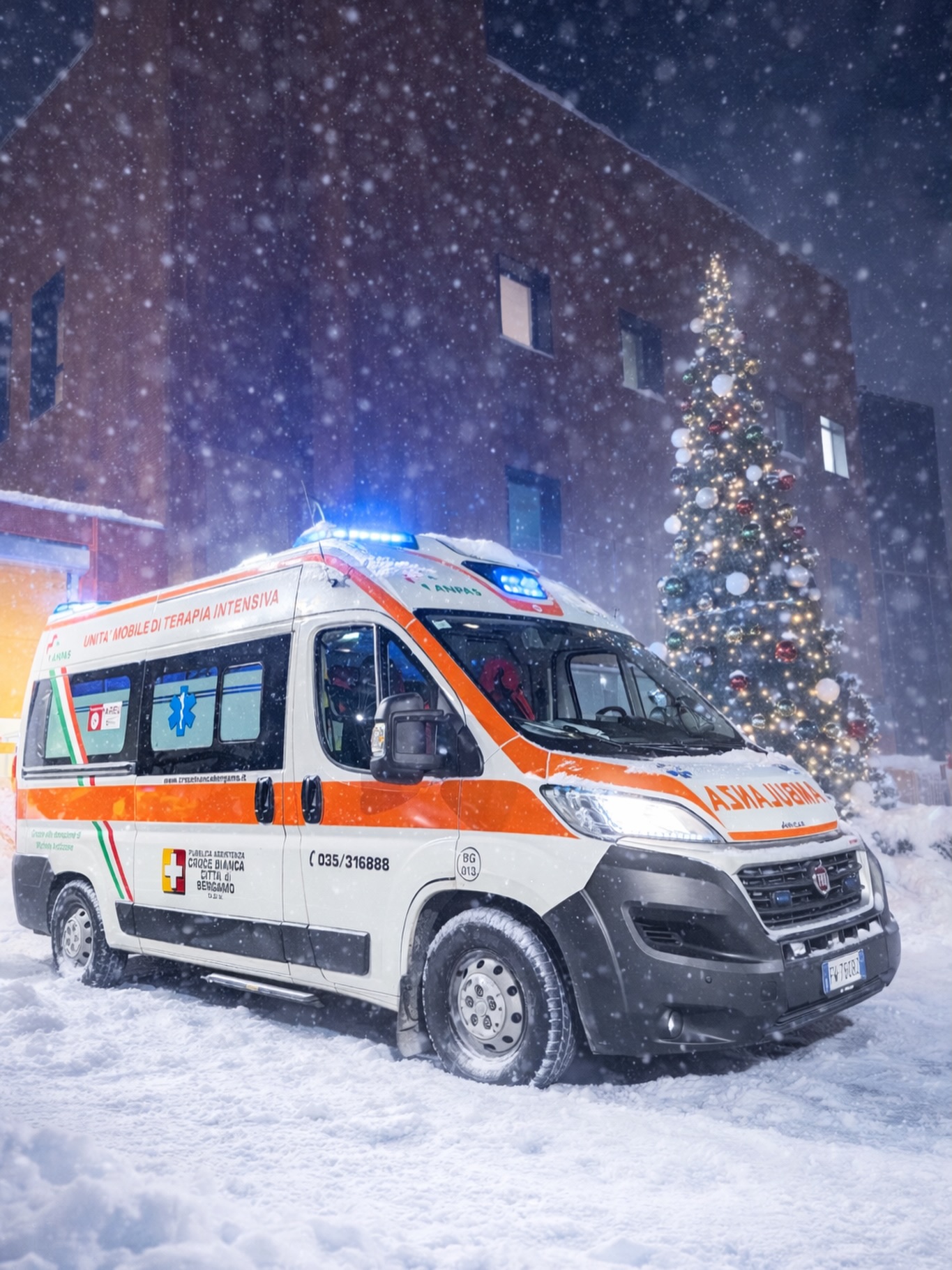Buon Natale da Croce Bianca Città di Bergamo. 🎄
#CroceBianca #CroceBiancaBergamo #Volontariato #BuonNatale #Natale2025