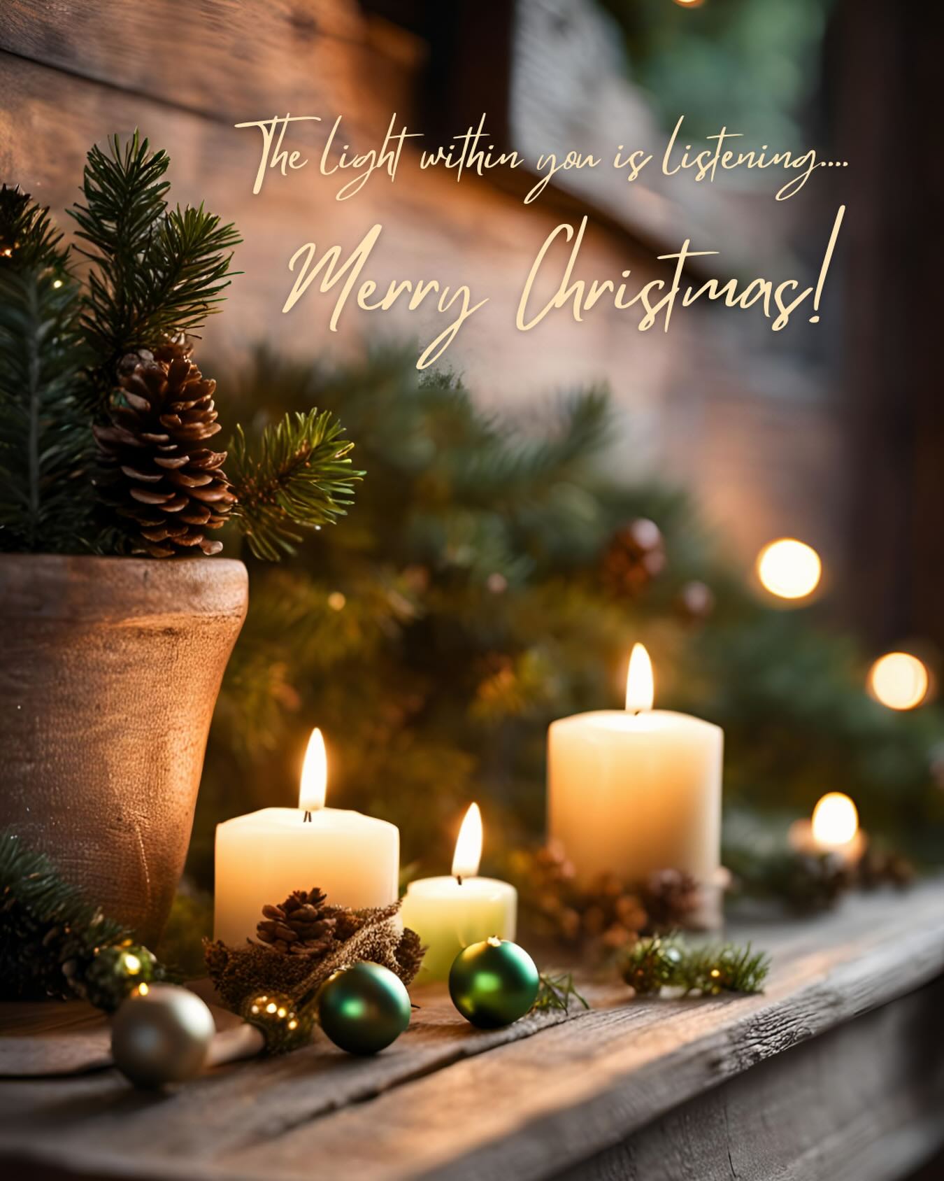 ✨🎄 This Christmas, may you receive what can’t be wrapped. 🎄✨
💫 Peace in your nervous system.
💫 Warmth in your relationships.
💫 Quiet joy in your own company.
The subconscious doesn’t take holidays. It’s always listening, always guiding. So even in the stillness, things are shifting.
Here’s to gentle healing, deep rest, and tiny inner miracles.
Merry Christmas, from my heart to yours. 💛
#Hypnotherapy
#MerryChristmas
#SubconsciousMagic
#HolidayHealing
#MindBodyConnection