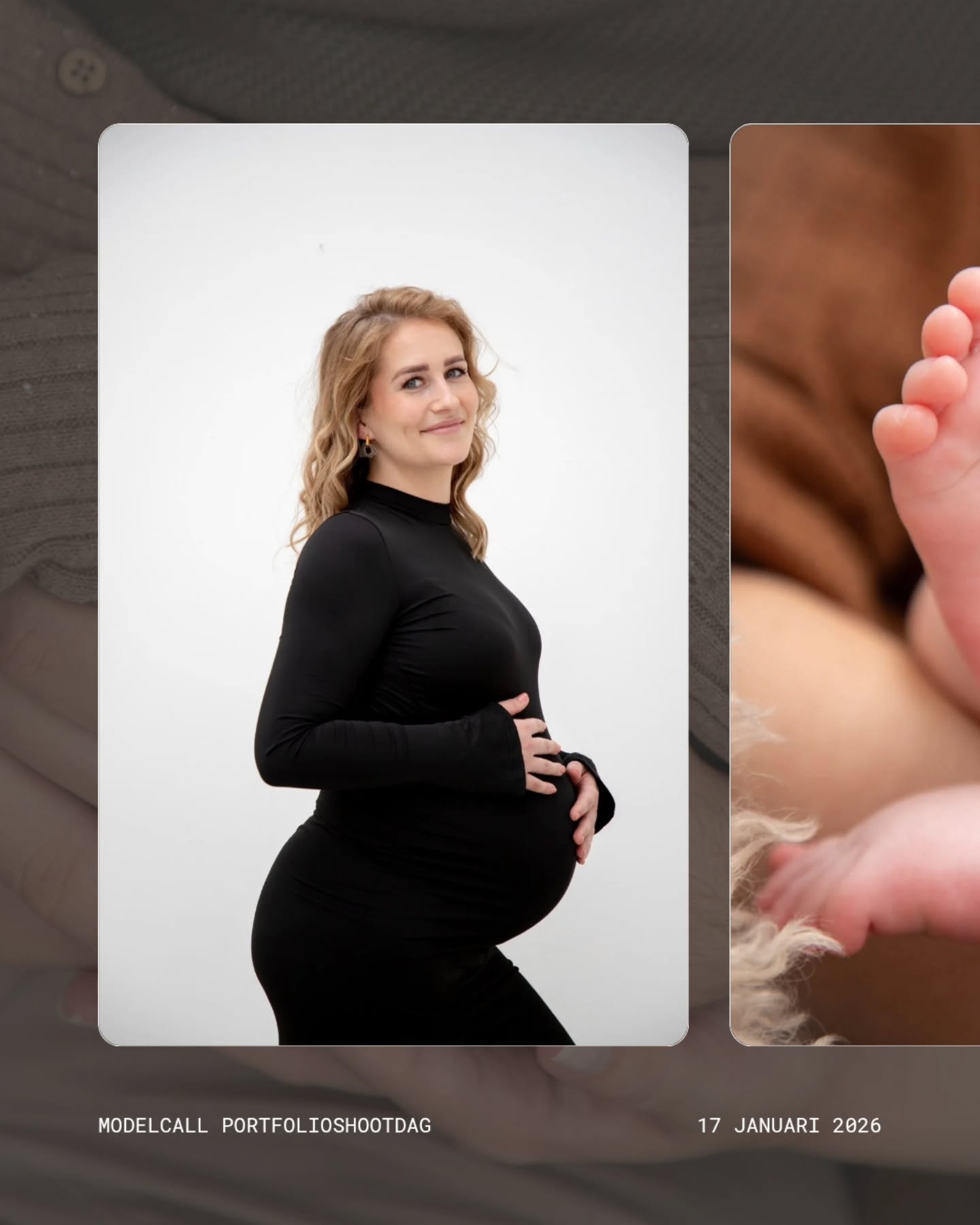 VOL🥰🙏
MODELCALL 🤍 PORTFOLIOSHOOTDAG
Voor een geplande portfolioshootdag op 17 januari ben ik op zoek naar:
🤰 Zwangere vrouw
– Op 17 januari tussen 30–36 weken zwanger
👶 Mama met newborn
– Baby op 17 januari max. 5 weken oud
✨ Gratis professionele foto’s
✨ Ervaring is fijn, maar niet nodig
✨ Gebruik van verschillende jurken, props, mandjes & kleertjes
📍 In een prachtige daglichtstudio @daklichtstudio
Meer info?
Bekijk mijn stories & stuur me een DM 🤍
Ken je iemand die zwanger is of net is bevallen?
Stuur dit bericht gerust door of tag haar in de reacties 🤍