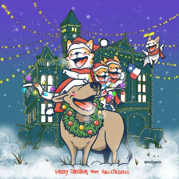 Lining up all the Christmas artwork! Hope everyone is having a safe and happy Christmas! β€οΈππ
.
Art commissions featured-
@middyperle
@karldacorgi
@hlnicholas
@honeyybuns_thecorgi
.
#digiart #christmasart #corgiart #petcommission #drawingoftheday