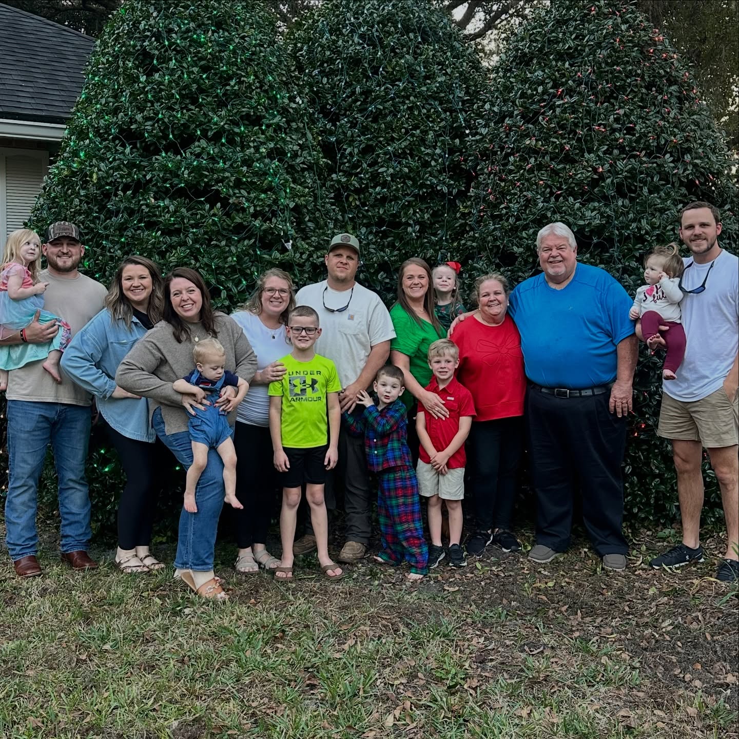 The gift of family.
Christmas 2025
I don’t have one photo to show of the sweet Christmas morning surprises, the homemade breakfast, the gifts, laughter, or stories. But I have this.
And I told my family yesterday how thankful I am (and how important it was to me to get a family picture) because what I’ve learned from loving the Lord all these years is that our families are a gift. It’s a blessing that we can all be in one place at the same time, all healthy, all happy.
Yes, we all have our own stories and struggles (because this is life!), but we’re here. We’re together. And we’re blessed beyond measure.
They’re the heart behind many of the things you see me share and do here in this space. This is the family that built me. What a gift.
Merry Christmas from all of us to you and yours, too! 🤍