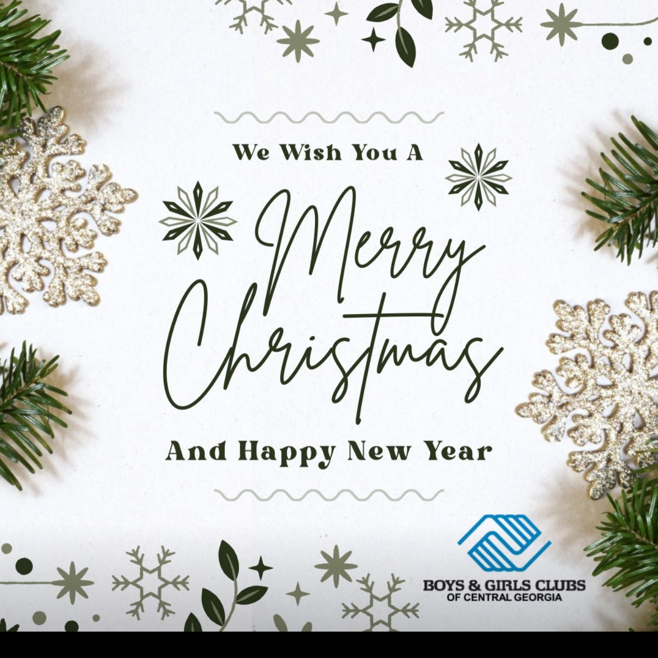Merry Christmas & Happy New Year from the Boys & Girls Clubs of Central Georgia. We wish you all a season of happiness.