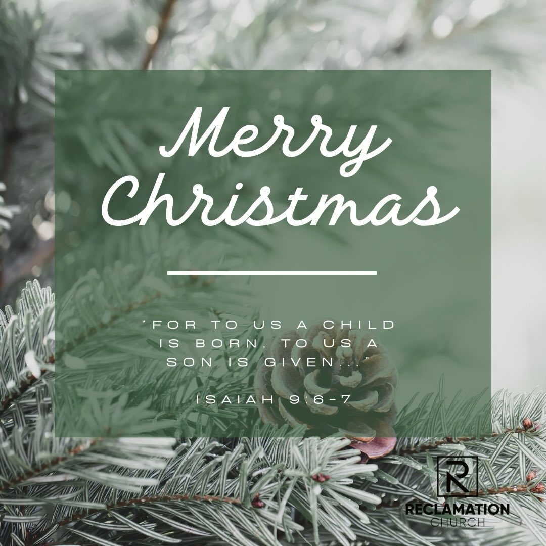 Merry Christmas! May your Christmas be filled with all the fullness of Joy, Peace, Love, and Hope as we celebrate our savior!