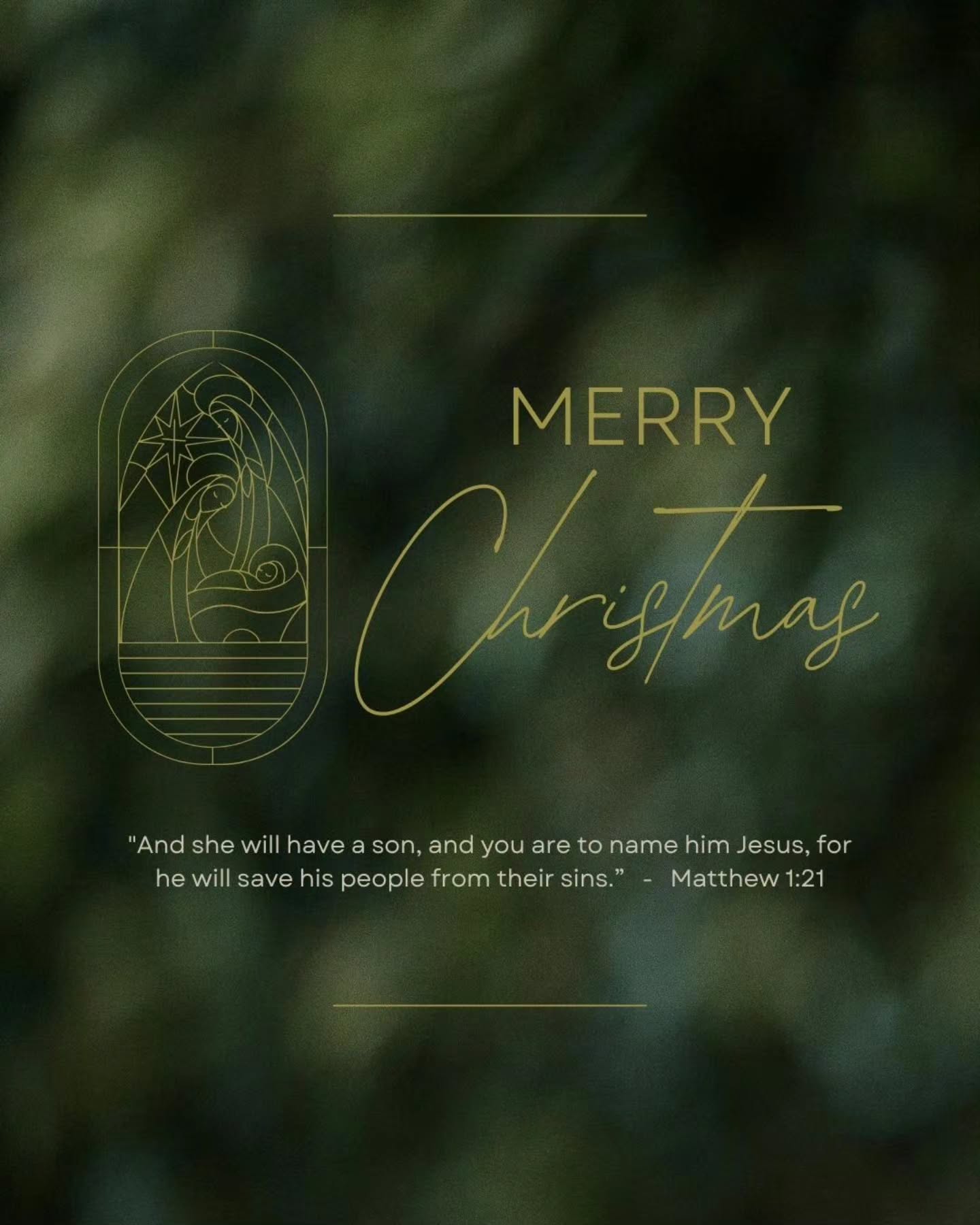 For unto us a Savior is born. ✨ We celebrate the hope, peace, and joy found in Jesus! Merry Christmas from our #MorningsideTLH family to yours.