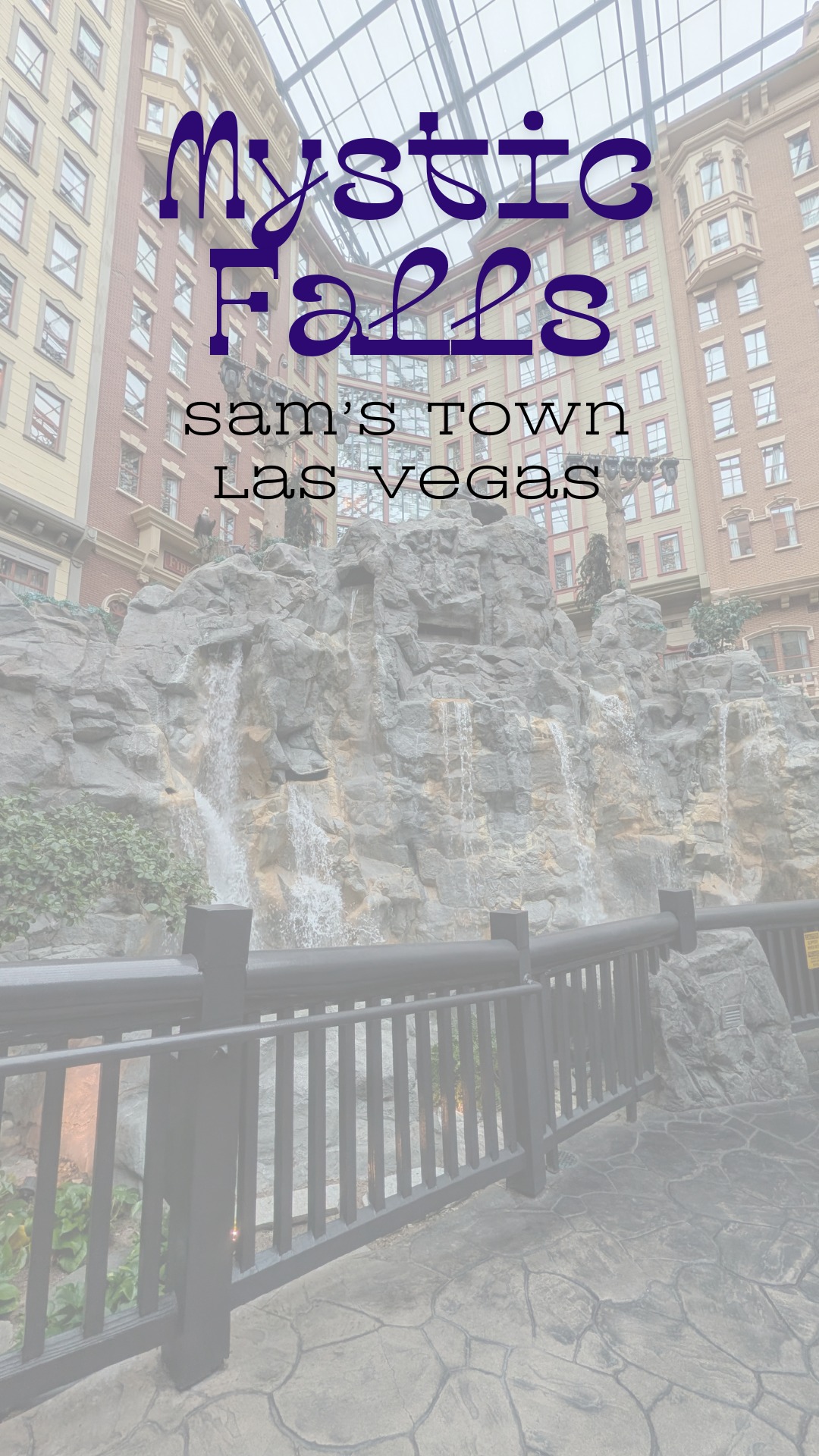 A little hidden gem in Las Vegas. Welcome to Mystic Falls at Sam’s Town.
Most visitors never make it out here, but it is one of the most unique spots in the entire city. Mystic Falls sits inside an indoor park filled with trees, waterfalls, wildlife scenes, and a relaxing atmosphere that feels miles away from the Strip.
They have a nightly laser and fountain show and a full holiday display in the winter, but I visited outside of those times, so this video is all about the peaceful walk through the space.
If you want something different on your next Vegas trip, this spot is worth the detour.
📍Sam’s Town Hotel and Gambling Hall | Las Vegas
#SamsTown #MysticFalls #LasVegasHiddenGems #VegasLocalFinds #OffTheStrip #VegasVibes #LasVegasAttractions #TravelCouple