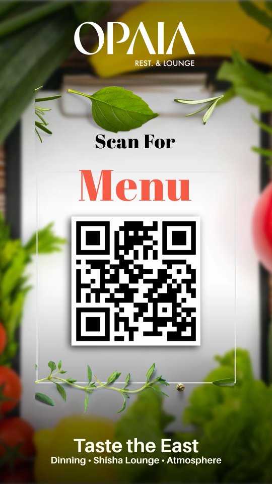 Discover the flavors of OPAIA - scan the QR code to view our menu.
#menu #food #abudhabi #dubai #loveıt