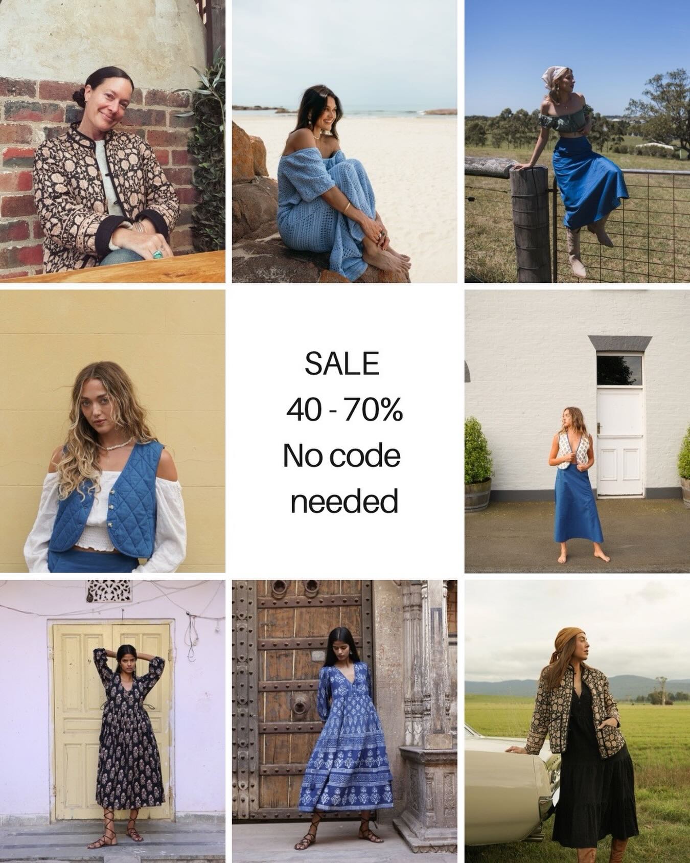 Last of the bargains, some sizes & styles now sold out. Get something before they are gone forever 🤍