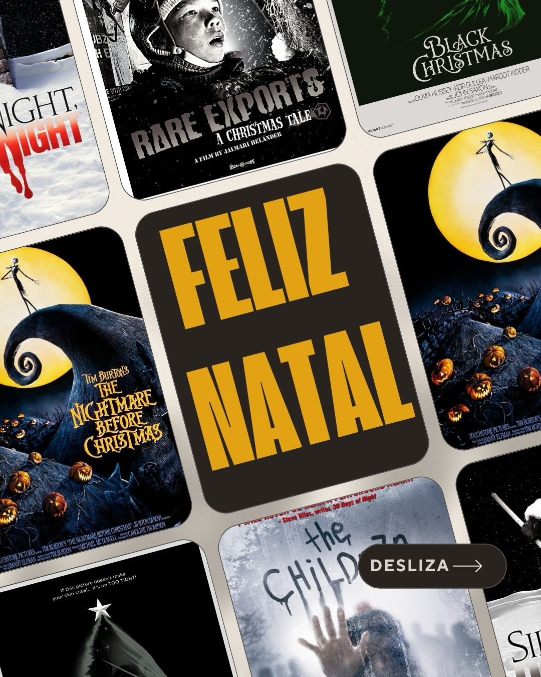 🎄✨ Feliz Natal!
Independentemente da crença de cada pessoa, que este seja um dia de reflexão, paz e de estar perto de quem faz sentido na nossa caminhada.
Que sejam dias de calmaria, de conversas sem pressa, de risadas e, principalmente, de construção de memórias 🤍
Cada encontro importa. Cada história compartilhada também.
Eeee para quem assim como nós da RZP Filmes não dispensa uma sessão de filmes de terror natalino 🎬 deixamos 5 dicas especiais e + uma escolha muito nossa pra essa época do ano🎅👻
Depois conta se você já viu esses filmes e qual você acrescentaria na lista 🤪
#FelizNatal #FilmesDeTerrorNatalino #FilmesDeTerror