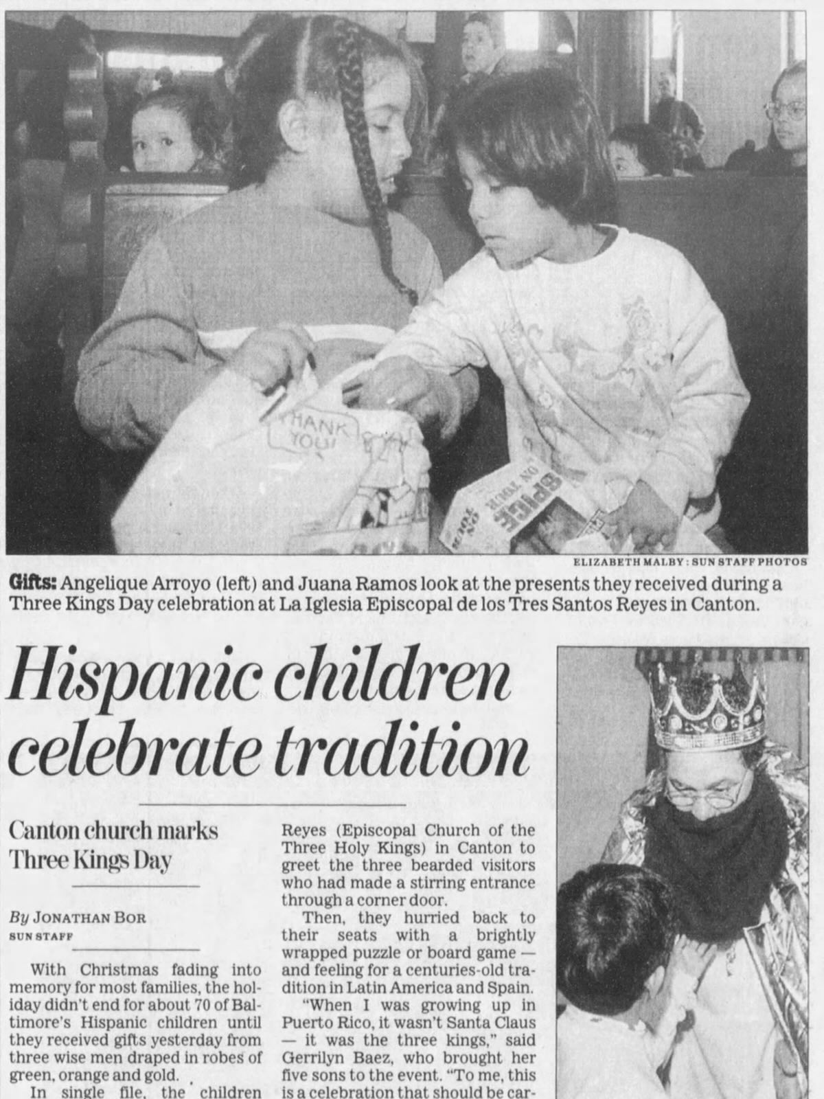 ✨ BmoreBoricuas Pop-Up Exhibition 2: History of Art & Culture ✨
Join us for an intimate house party + pop-up exhibition honoring the rich history of Baltimore’s Puerto Rican art & culture 🇵🇷 Timed to close out the Puerto Rican holiday season around Día de los Reyes 👑, this night celebrates the enduring contributions of Boricuas to Baltimore’s creative and cultural landscape.
There will be…
🎙️Live performances
🎞️ Art + film installations
🗂️Interactive memory-archiving activities
🥥Pasteles & Coquito
Saturday, January 10
6–9 PM
📍 Private location (address shared after ticket purchase)
More info 🔗
#BmoreBoricuas
#PuertoRicanCultureBaltimore
#TolasRoom
Article: Baltimore Sun, January 10, 1999