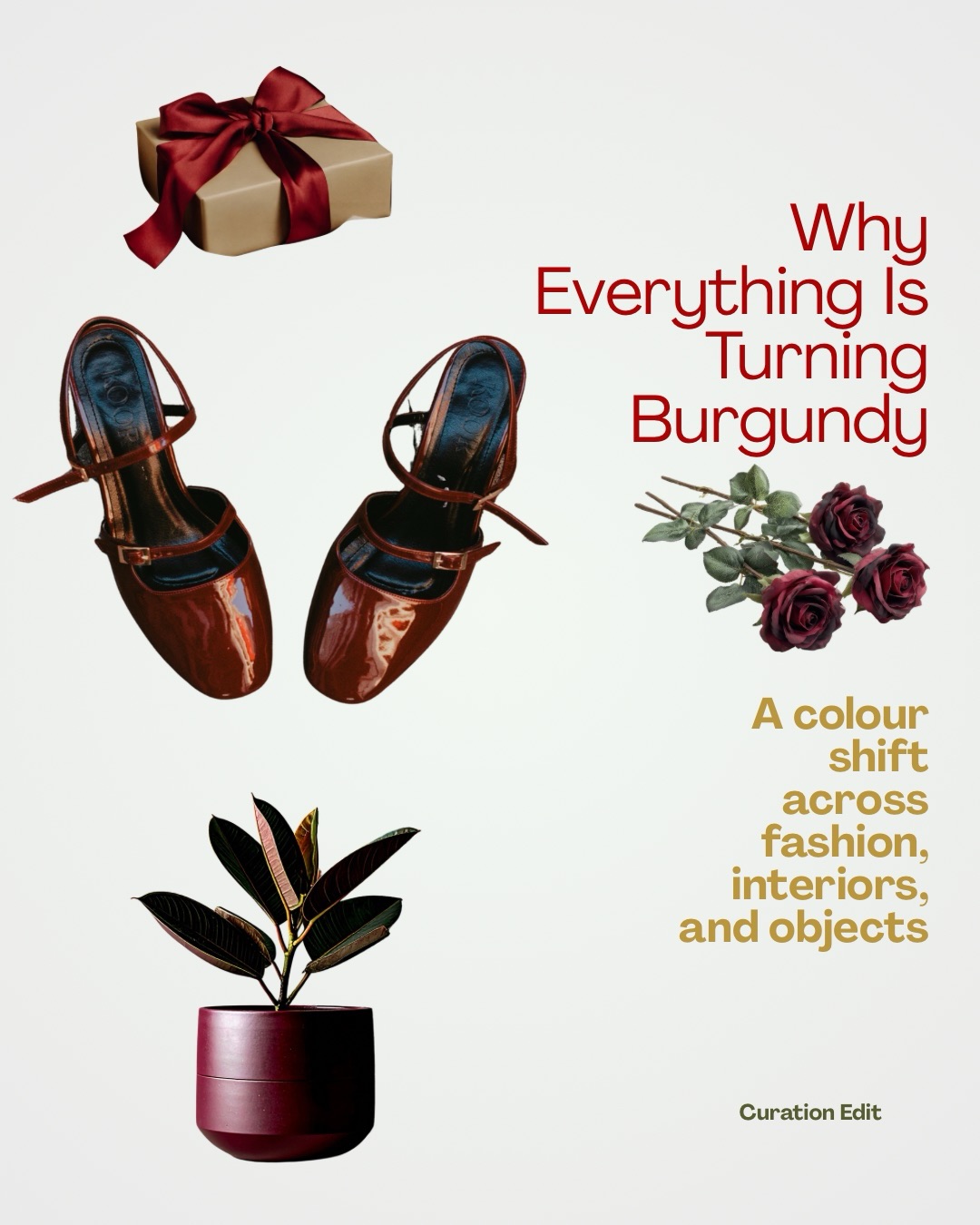 🍷 Why Everything Is Turning Burgundy
Across recent runways documented by Vogue Runway, darker red and wine tones have quietly replaced beige and grey.
Interior editors at Architectural Digest are also noting a return to deeper, more enveloping colour palettes.
And seasonal forecasts from WGSN x Coloro continue to highlight rich reds as emotionally grounding hues.
This isn’t about a “colour of the year.”
It’s about a wider cultural shift toward depth, restraint, and seriousness in how we dress, decorate, and live.
Burgundy doesn’t demand attention.
It holds it.
✨ Save this if you’re noticing the shift.
💬 Where are you seeing burgundy appear most right now?
#ColorTrends
#DesignTrends
#QuietLuxury
#FashionCulture
#curationedit