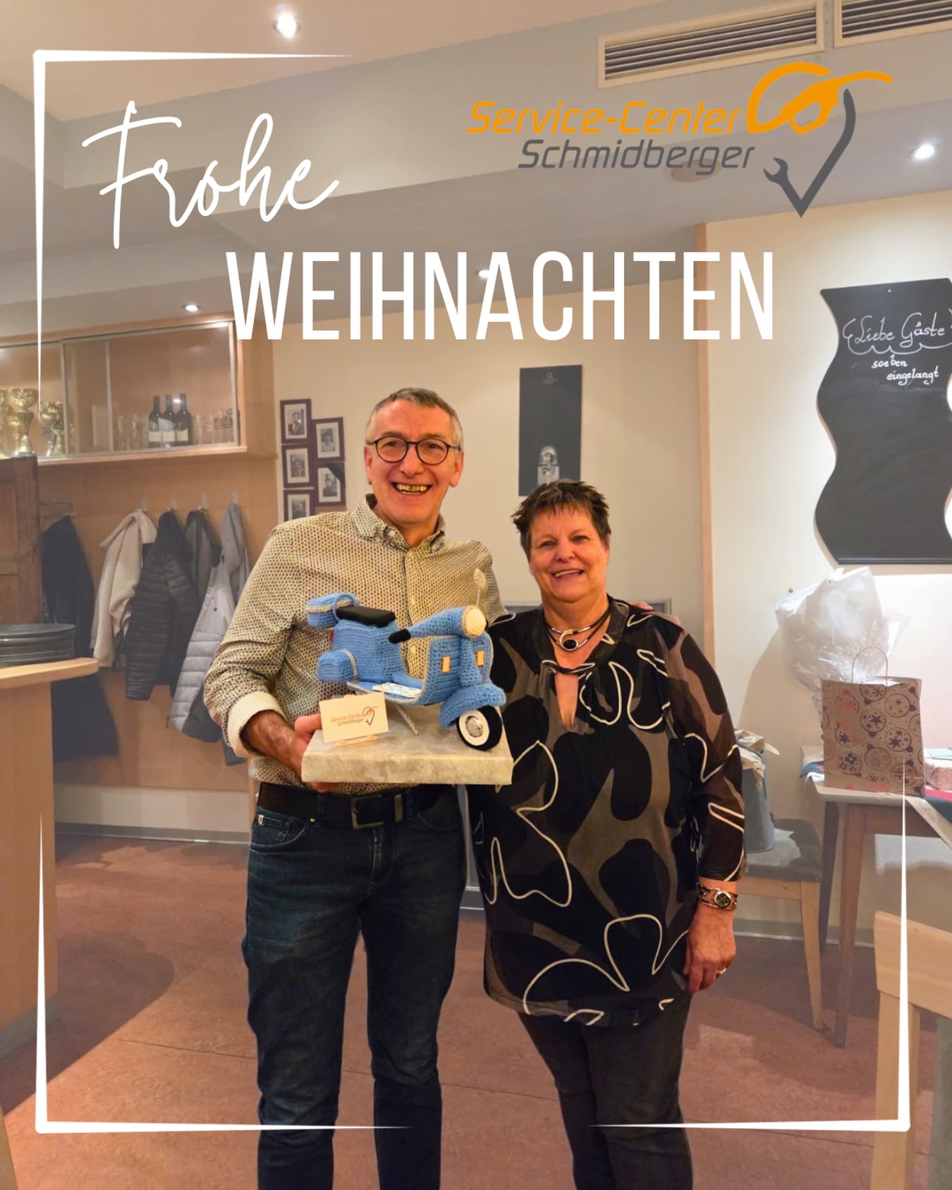 Frohe Weihnachten und eine ruhige, besinnliche Zeit wünscht das gesamte Team. 🎄⭐️
Im Rahmen unserer Weihnachtsfeier sagen wir mit einem lachenden und einem weinenden Auge Danke und auf Wiedersehen:
Unsere liebe Doris geht nach 19 Jahren in die wohlverdiente Pension. 🥰
Danke für deine Unterstützung, deinen Einsatz und die vielen gemeinsamen Jahre! 💐
#weihnachten #servicecenterschmidberger