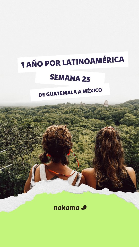 ✈ Semana 23
📍Guatemala
Nos despedimos de la que ha sido nuestra casa por 3 semanas, dejando atrás una experiencia que nos ha llenado el corazón, y también nos ha regalado amistades preciosas🌱
Viajamos con los demás voluntarios hacia el norte del país.
- Visitamos Semuc Champey para admirar la belleza del lugar y sus pozas de color turquesa. -Nos adentramos en las cuevas de Kanba, unas cuevas subterráneas donde trepamos rocas, cataratas... y todo esto alumbradas por una vela que poco duró encendida (una experiencia bastante angustiosa, la verdad 🤣).
- Tikal, uno de los mayores yacimientos arqueológicos y centros urbanos de la cultura maya. Es increíble el entorno, los imponentes edificios que sobresalen entre las copas de los árboles... una visita necesaria en nuestra opinión.
Y de ahí, cruzando una pequenísima frontera terrestre donde tuvimos que esperar muchas horas porque no había electricidad, ¡llegamos al caribe mexicano!
🌞🌴🐠Días de playa, sol, relajo y preparativos para la nochebuena, que pasaremos con unos amigos que conocimos en Costa Rica.
Viernes de viaje con Nakama: ¿Dónde estábamos hace 4 años?
Revivimos nuestro viaje por Latinoamérica contigo.
-.-.-.-.-.-.-.-.-.
✈ 23.astea
📍Guatemala
Gure etxea 3 astez izan denari agur esango diogu, bihotza bete digun esperientzia atzean utzita, baita lagun handiak ere🌱
Guatemalari amaiera emateko, gainerako boluntarioekin batera herrialdearen iparraldera bidaiatzen dugu.
- Semuc Champey bisitatuko dugu, bertako edertasuna eta turkesa koloreko putzuak miresteko. Bertan, Kanbako kobazuloetan sartuko gara, arrokak eta ur-jauziak eskalatzeko, denbora guztian zehar ibaian sartuta... eta hori guztia piztuta guti iraun zuen kandela batek argiztatuta (esperientzia larri samarra, egia esan 🤣).
- Tikal, maien kulturaren aztarnategi arkeologiko eta hirigune handienetako bat. Bertako ingurua, zuhaitzen adaburuen artean nabarmentzen diren eraikin erraldoiekin izugarria da... ezinbesteko bisita gure ustez.
Eta hortik, Mexikoko karibera iritsi ginen!
🌞🌴🐠Hondartza, eguzki, lasaitasun eta gabon gauerako prestaketak egiteko egunak izango dira, Costa Rican ezagutu genituen lagun batzuekin igaroko ditugunak.