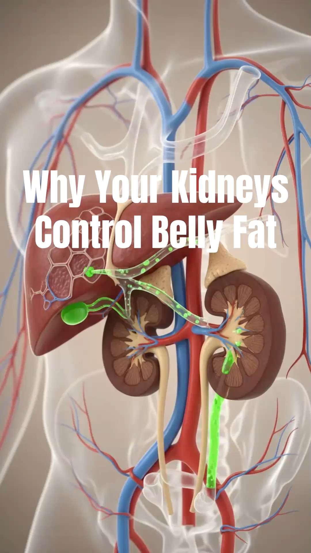 Your kidneys control belly fat—not just your diet!
THE KIDNEY-INSULIN-FAT CONNECTION
Research shows: Kidneys metabolize over 50% of circulating insulin through tubular reabsorption and degradation.
Why this matters for belly fat:
INSULIN = FAT STORAGE HORMONE
- High insulin → storage mode (energy into fat cells)
- Low insulin → burning mode (energy out of fat cells)
You literally CANNOT burn fat effectively when insulin stays elevated.
THE FATTY KIDNEY PROBLEM
When kidneys are compressed, stressed, or fatty (renal steatosis), they can't clear insulin efficiently.
WHAT HAPPENS:
Insulin stays in bloodstream longer → chronic hyperinsulinemia → body locked in storage mode
You could:
✓ Eat perfectly
✓ Exercise daily
✓ Maintain calorie deficit
But if insulin stays elevated because kidneys can't clear it, your body remains in fat storage mode.
This is WHY belly fat won't budge despite perfect adherence.
WHAT YOU CAN DO
ADDRESS FATTY KIDNEY:
- Time-restricted eating reduces visceral fat
- Strength training improves insulin sensitivity
- Adequate hydration supports kidney function
- Reduce inflammatory foods
OPTIMIZE INSULIN CLEARANCE:
- Minimize eating frequency
- Prioritize protein and healthy fats
- Quality sleep supports metabolic hormones.
THE BOTTOM LINE
Your kidneys aren't just filters—they're metabolic organs controlling insulin clearance and fat storage.
When kidney function is compromised, insulin clearance fails, creating chronic hyperinsulinemia that locks you in fat storage mode.
Kidney health = metabolic health.
REFERENCES
Rabkin et al. (1984). Kidneys metabolize 50%+ of circulating insulin. Landmark insulin clearance study.
Zheng et al. (2021). Fatty kidney and metabolic dysfunction. Association with impaired insulin metabolism.
Spoto et al. (2016). Insulin resistance in CKD. Bidirectional kidney-insulin relationship.
Educational only—not medical advice. Weight loss strategies should be individualized based on kidney function and metabolic health. Consult your healthcare provider.
#BellyFat #KidneyHealth #Insulin #WeightLoss #MetabolicHealth #FattyKidney #Nephrology #InsulinResistance #SeanHashmiMD #EvidenceBasedMedicine #ObesityMedi