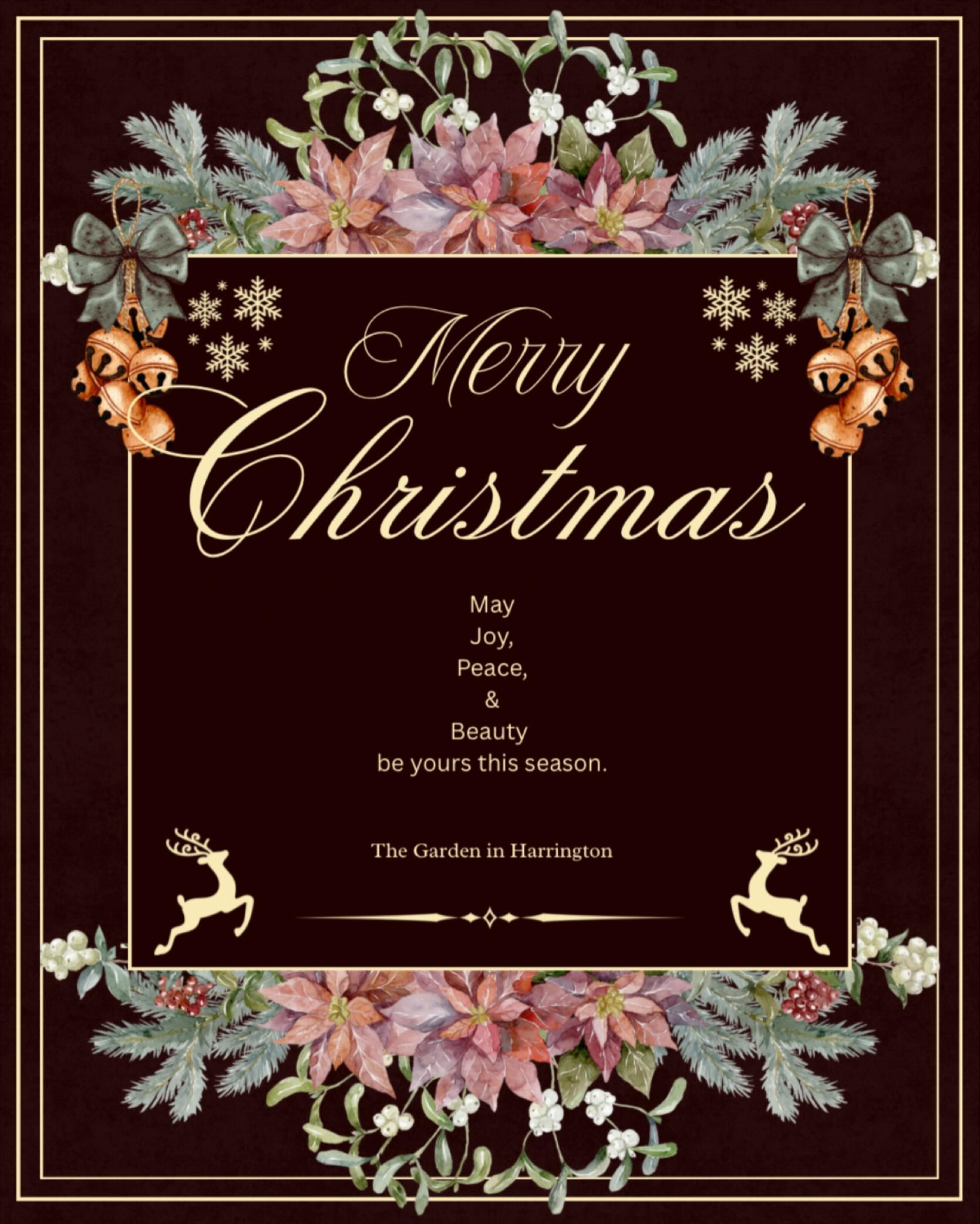 From our family to yours - a very merry Christmas and a Happy New Year!
#thegardeninharrington #stratfordontario #woodstockontario #ontarioflowerfarm