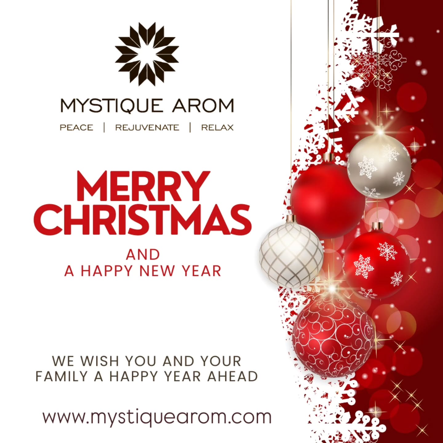 Merry Christmas to everyone, have a great day!
#mystiquearom #asiatiquetheriverfront #terminal21asok #platinumfashionmall #bangkokthailand