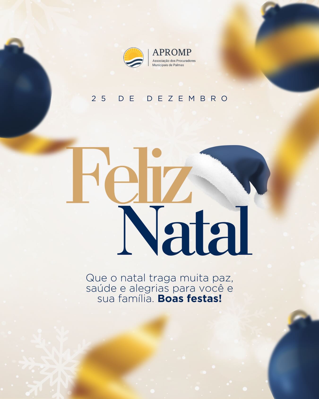 Feliz Natal! 🎄
Neste Natal, a APROMP deseja a todos momentos de paz, união e alegria ao lado de quem amamos.
Que esta data nos inspire a renovar nossas esperanças e a valorizar o que realmente importa: os vínculos que construímos e o bem para o próximo que podemos fazer.
Agradecemos a todos que fazem parte da nossa história, que também é de fraternidade.
Feliz Natal! ✨
APROMP