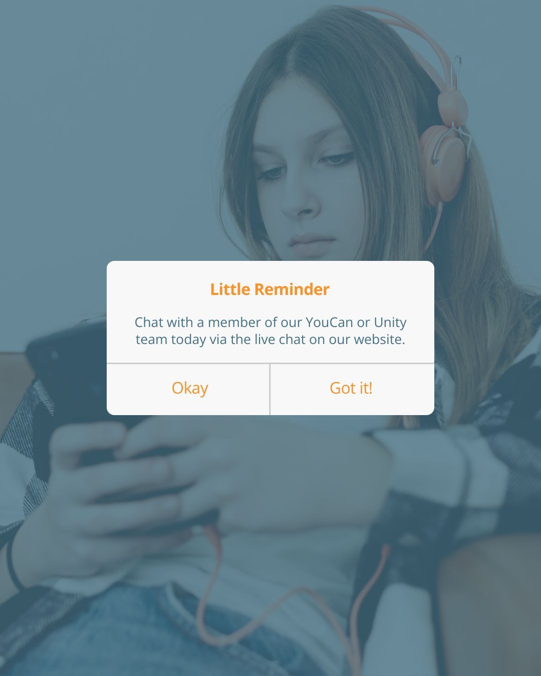💬 We’re back on live chat today (29th December)!
If you’re a young person and have questions about our services, or about drugs or alcohol, our YouCan/Unity team is here to chat!
🕐 1 - 5pm
📱 Live chat via our website (link in our BIO)