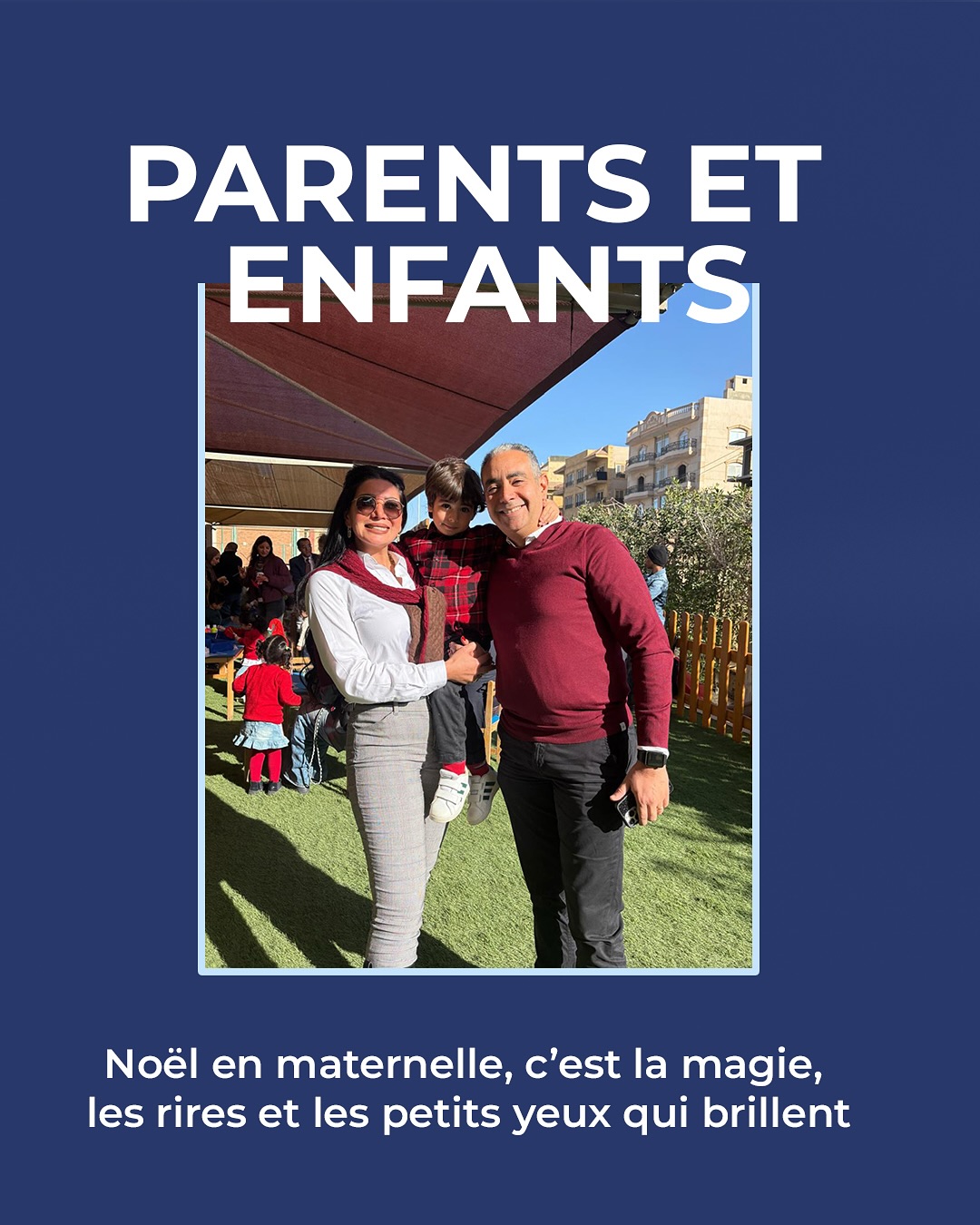 Un beau moment de Noël partagé entre parents et enfants, rempli de joie et de beaux souvenirs, des classes de maternelle du Lycée Concordia. Merci aux familles pour leur présence et leur esprit de fête.
#lyceeconcordia #christmas #françaisenégypte #bacfrançais #francophone #NewCairo #CairoSchools #EgyptEducation #FrenchSchoolInEgypt
#ParentsAndSchool #CommunitySpirit