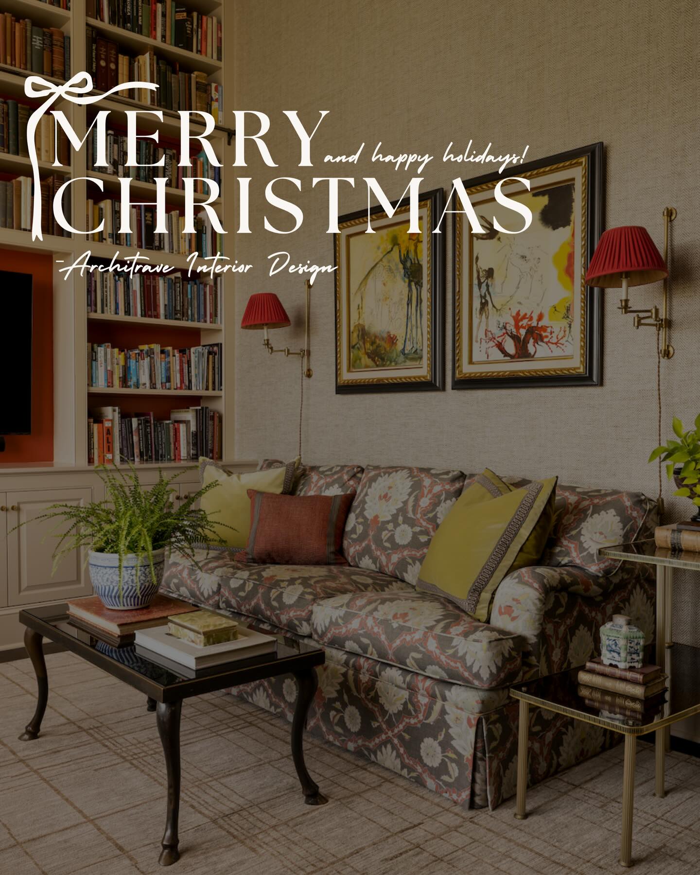 Merry Christmas and Happy Holidays from Architrave 🎄 Wishing everyone peace & joy all season long! #architraveinterior
#merrymerry #happyholidays #holidayspirit #charlestonsc #charlestondesign #architraveid #charlestondesigner #charlestonchristmas
