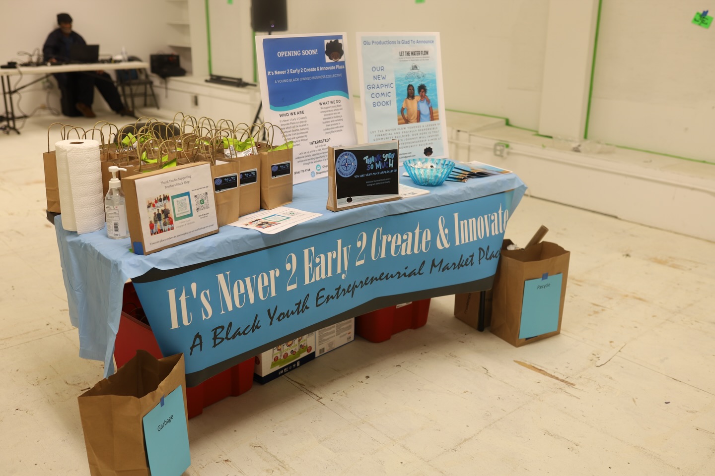 These photos are from the early days — when we first walked into this space, picked up paint brushes, and imagined what N2E Plaza could become. What followed were three powerful years of youth-led creativity, entrepreneurship, community, and growth.
This space has held dreams, late nights, first sales, first events, and countless moments of connection.
Tomorrow, we invite you to come celebrate everything that’s been built here — the people, the purpose, and the impact.
🗓️ TOMORROW — Sunday, December 28
⏰ 1–5 PM
📍 N2E Plaza — 1925 3rd Ave, Seattle
The space may be changing, but the mission hasn’t.