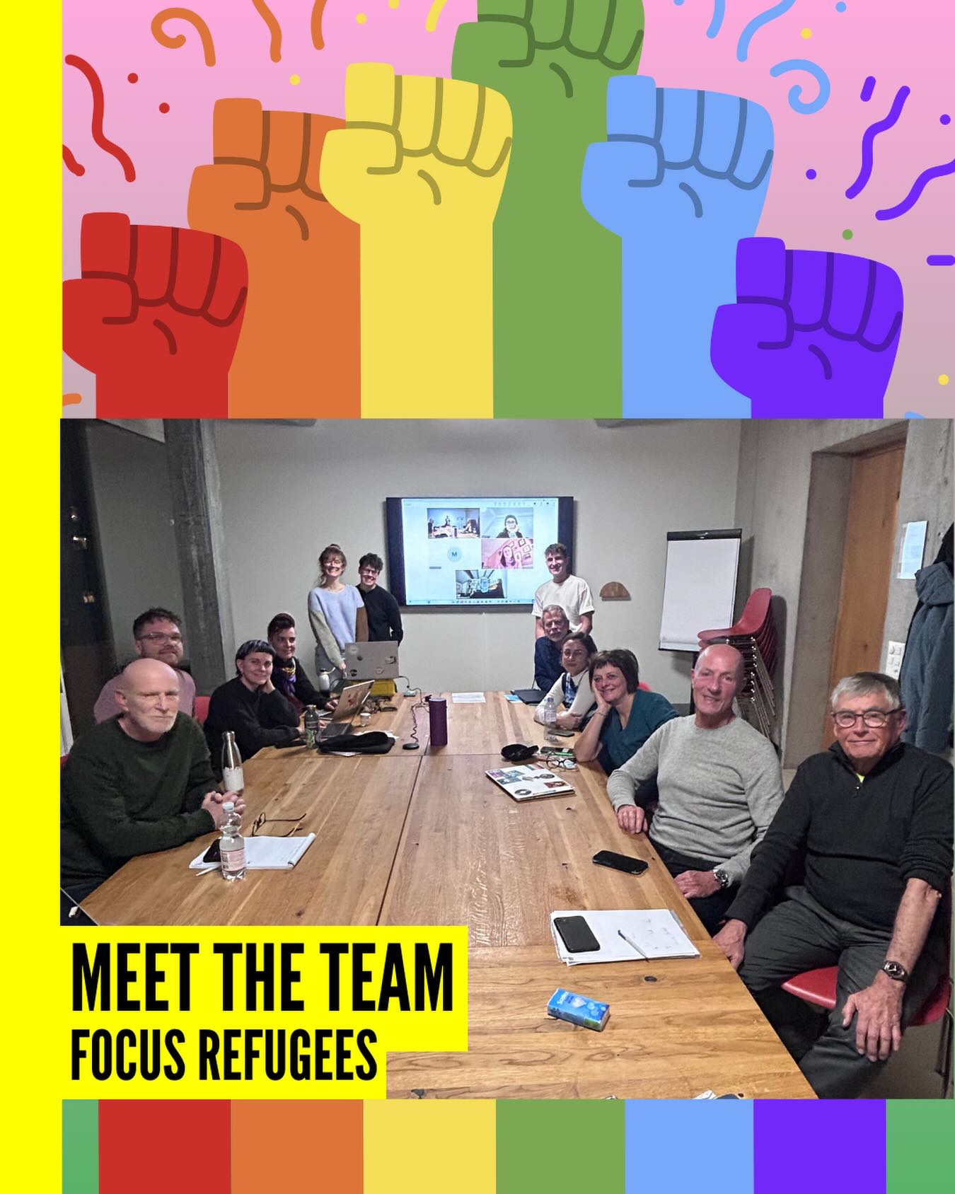 ✨ Letztes Treffen des Jahres – aber unsere Arbeit geht weiter, mit viel Herz, Empowerment und Solidarität!
Focus Refugees ist ein Bereich von Queeramnesty Schweiz und unterstützt queere Geflüchtete in der Schweiz bei Alltagsfragen, bei Herausforderungen und vor allem dabei, Anschluss an die queere Community zu finden 🏳️🌈🤝
Durch regelmässige Treffen in Regionalgruppen bleiben wir verbunden, tauschen Wissen und stehen uns gegenseitig zur Seite 💛
👉 Wir suchen laufend neue Mentor*innen in der ganzen Schweiz!
Melde dich über den Link in der Bio oder per DM 📩
#lgbtq #pride #loveislove #refugeeswelcome #humanrights