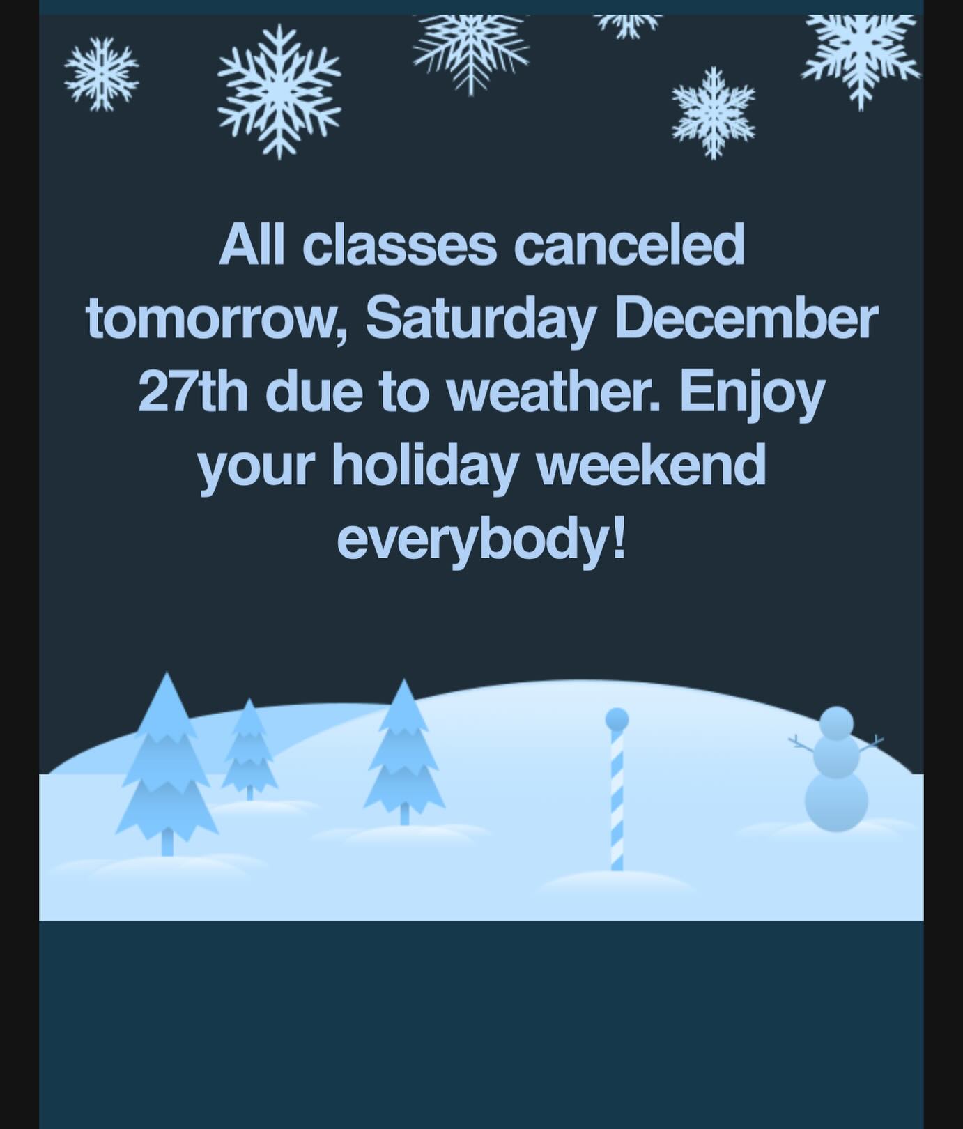 If you paid for a drop in class tomorrow , please email focusbrynmawr@gmail.com or info@focusbrynmawr.com with another class you’d like to attend and we’ll sign you up for that one! Thanks guys!!