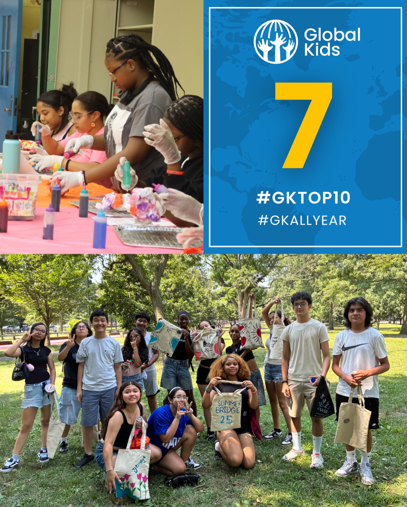 Throwback to keeping it SCHOOL for the Summer with Global Kids through various summer programs serving youth of all ages, hundreds of internships, and summer-recap-worthy field trips to destinations like Six Flags, Con Edison’s Learning Center, the Bronx Zoo, and the Philadelphia Zoo. ☀️
Middle schoolers matriculating to high school in the fall received vital support from GK to prepare them for success during this critical transitional period, while elementary and middle school students enrolled in Summer Rising participated in hands-on STEM enrichment and community-building activities.
With GK’s support, students were able to spend their summer months gaining real-world experience, building leadership skills and authentic connections, and preparing for the next chapter of their respective academic journeys.
#youth #celebrate #GKAlIDay #empowerment #future #leaders #youthvoices #nycnonprofit #leadership