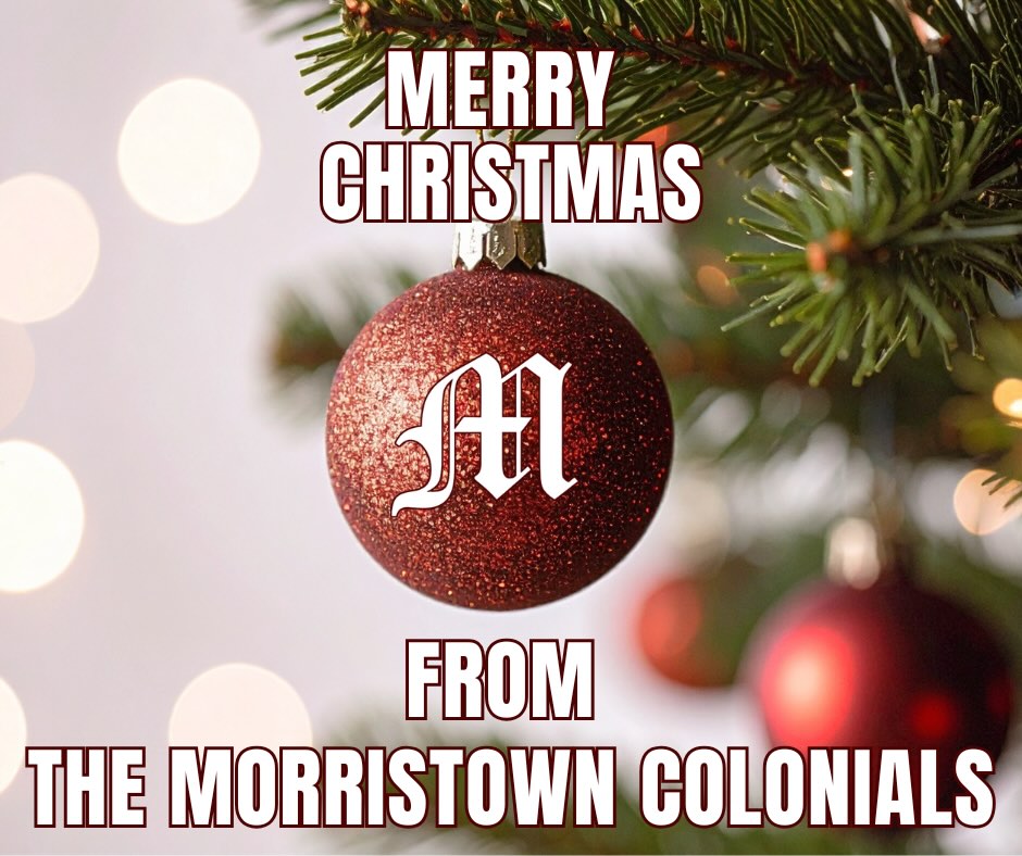 🎄❤️ Merry Christmas from Morristown Colonials Football! ❤️🎄
Wishing our football family, friends, players, coaches, and supporters a very Merry Christmas and a joyful holiday season. Thank you for being part of our Colonial community and for your continued support on and off the field.
Enjoy time with loved ones, stay safe, and we look forward to seeing everyone in the new year! 🏈✨
#MorristownColonials #ColonialPride #FootballFamily #MerryChristmas