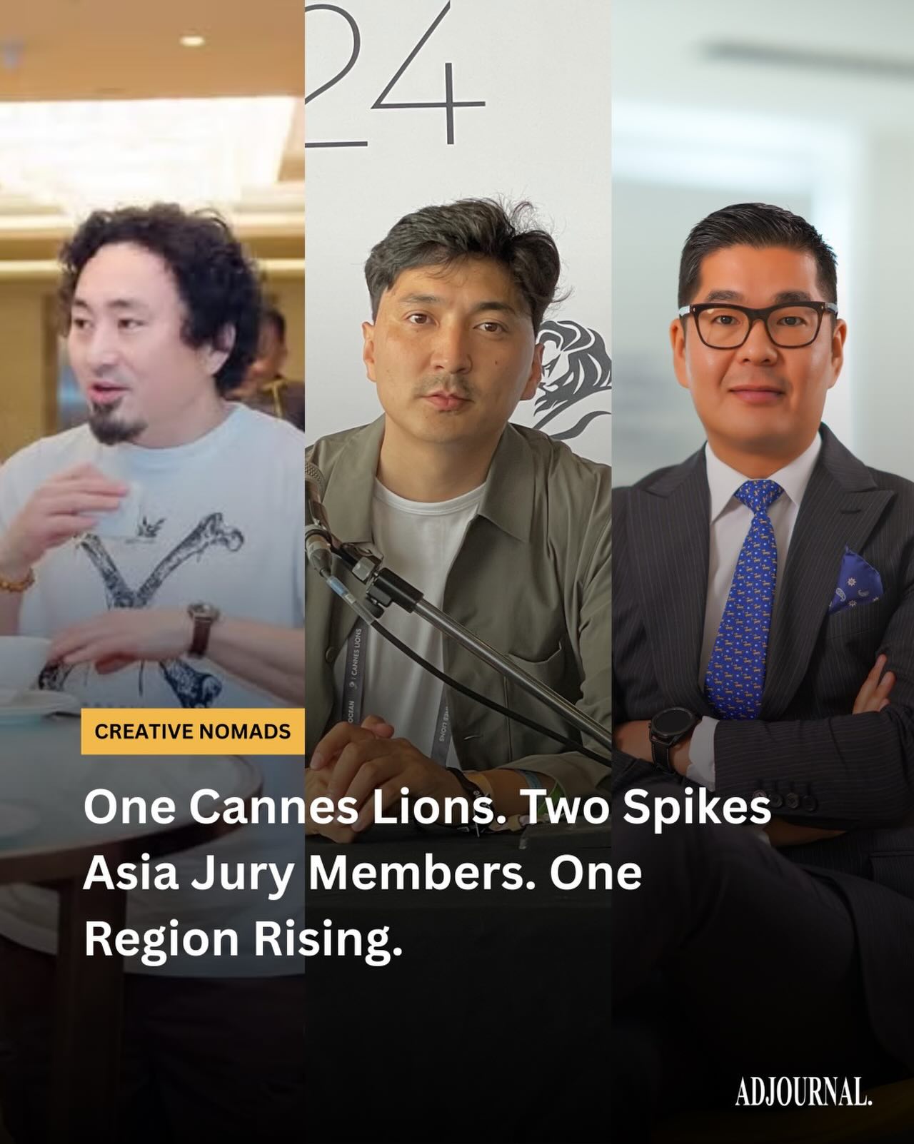 This year's highlight! 🔥 Mongolia's making waves on the global creative scene 🇲🇳🌍 2025 marks a shift from participation to decision-making 🏆 Bilguun Munkhjargal won Spikes Asia & judged MAD STARS. 🚀 Enkhbayasgalan Tungalag made history as the first Mongolian to serve as a Cannes Lions Jury Member among creative leaders from 79 countries. 🎤 Ganzorig Vanchig joins Spikes Asia 2026 jury. It's about trust, authority, and influence. #mongolia #spikesasia #canneslions #MADSTARS #creativenomads #adjournal