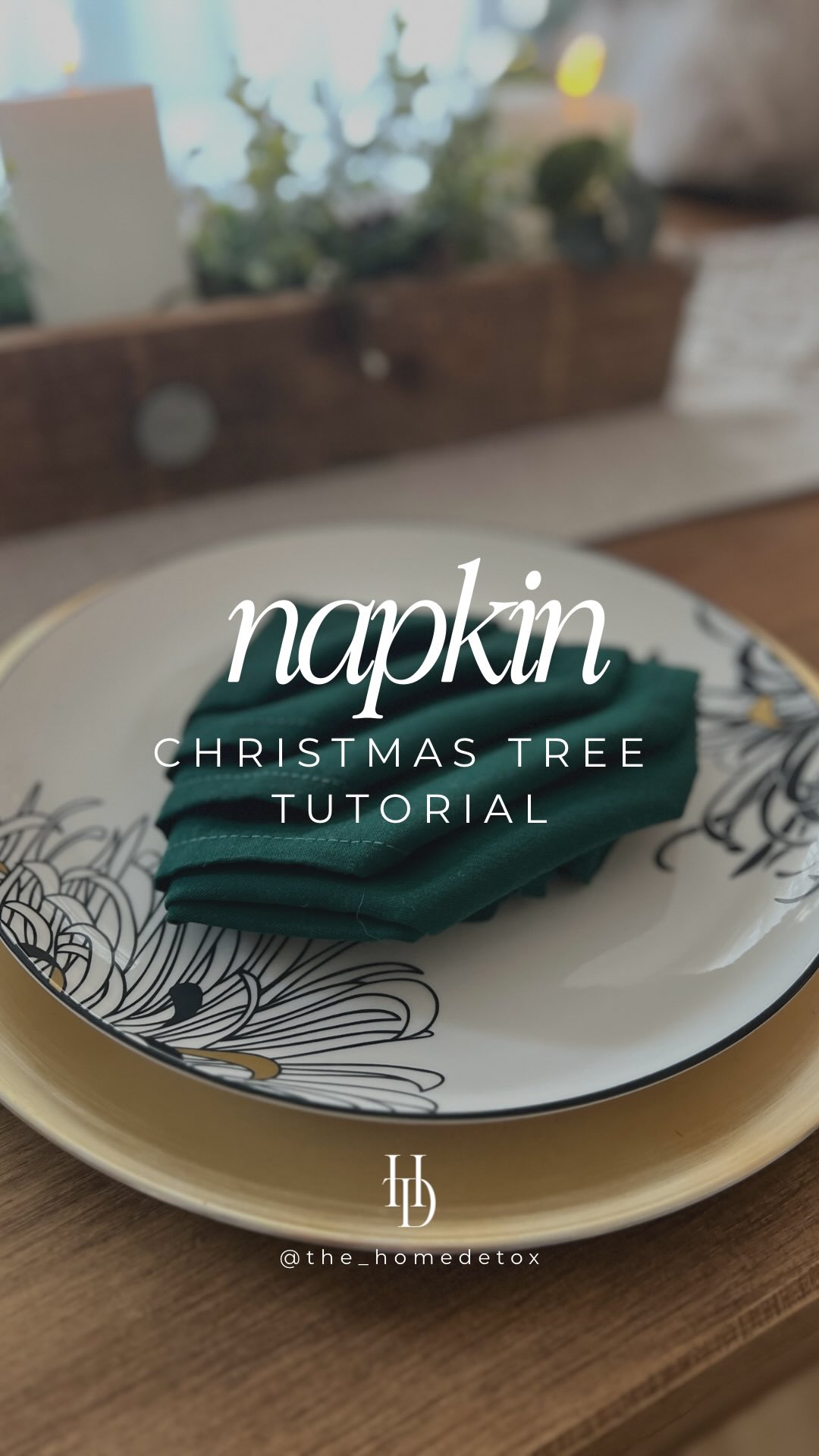 A simple Christmas napkin idea 🎄🤍
An easy way to add a festive touch to your table — perfect for last-minute hosting.
#simplechristmastable #christmasnapkininspo #festivetablestyling #lastminutechristmasideas #holidaytabledecor