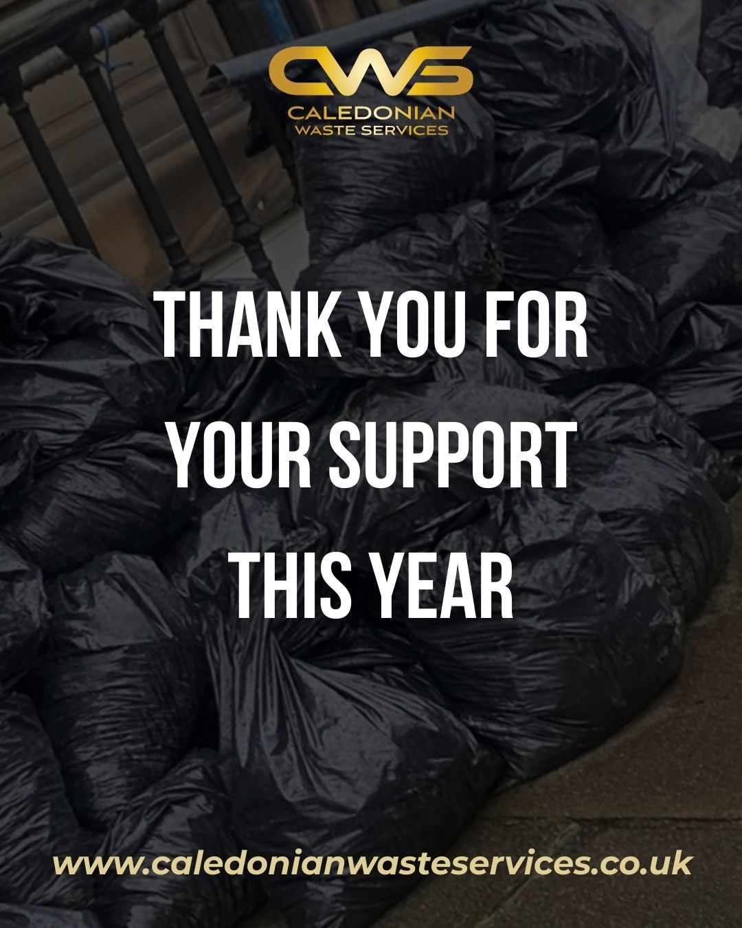 As the year comes to a close, we want to say a genuine thank you to all our customers and partners.
Your trust in CWS helps us grow, improve, and continue delivering reliable, eco-conscious waste solutions.
#caledonianwasteservices #edinburgh #ecofriendly #sustainabilityscotland #wasteteam #supportlocal #sepaapproved #scottishbusiness