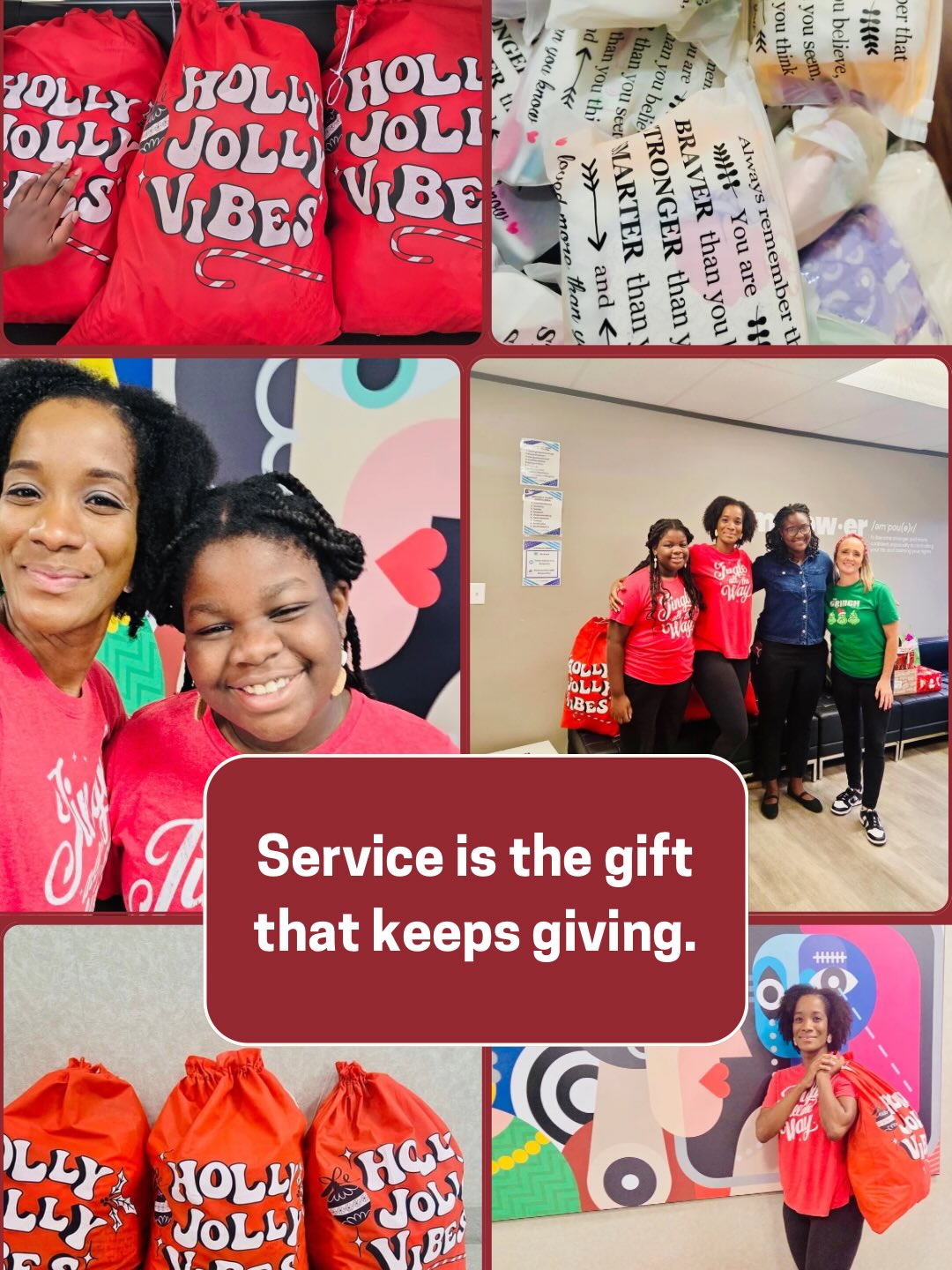 A few days before Christmas 🎄, my daughter and I spent time doing something close to my heart ➡️ delivering menstrual hygiene items to @thelanding_hou. 🤍
I’m intentional about letting my daughter see what service looks like. I want her to understand that period equity matters, that dignity is a right, not a privilege and that each of us has a role to play in caring for others. These moments are about more than giving; they’re about planting seeds of compassion, awareness, and responsibility in the next generation.
We are deeply grateful to @thelanding_hou for always welcoming us with open arms and for the powerful work they do every day, walking alongside survivors of human trafficking and commercial sexual exploitation with care, advocacy, and unwavering hope.
They are true agents of change, and it’s an honor to support their mission with hygiene care kits.
Period poverty doesn’t pause for the holidays & access to basic hygiene items can be the difference between shame and dignity, isolation and hope.
✨ Service is the gift that keeps giving.
Debra Collier-Harris,
Co-Founder, Inspiring Women Today
#inspiringwomentoday #houstonnonprofit #austinnonprofit #texasnonprofit