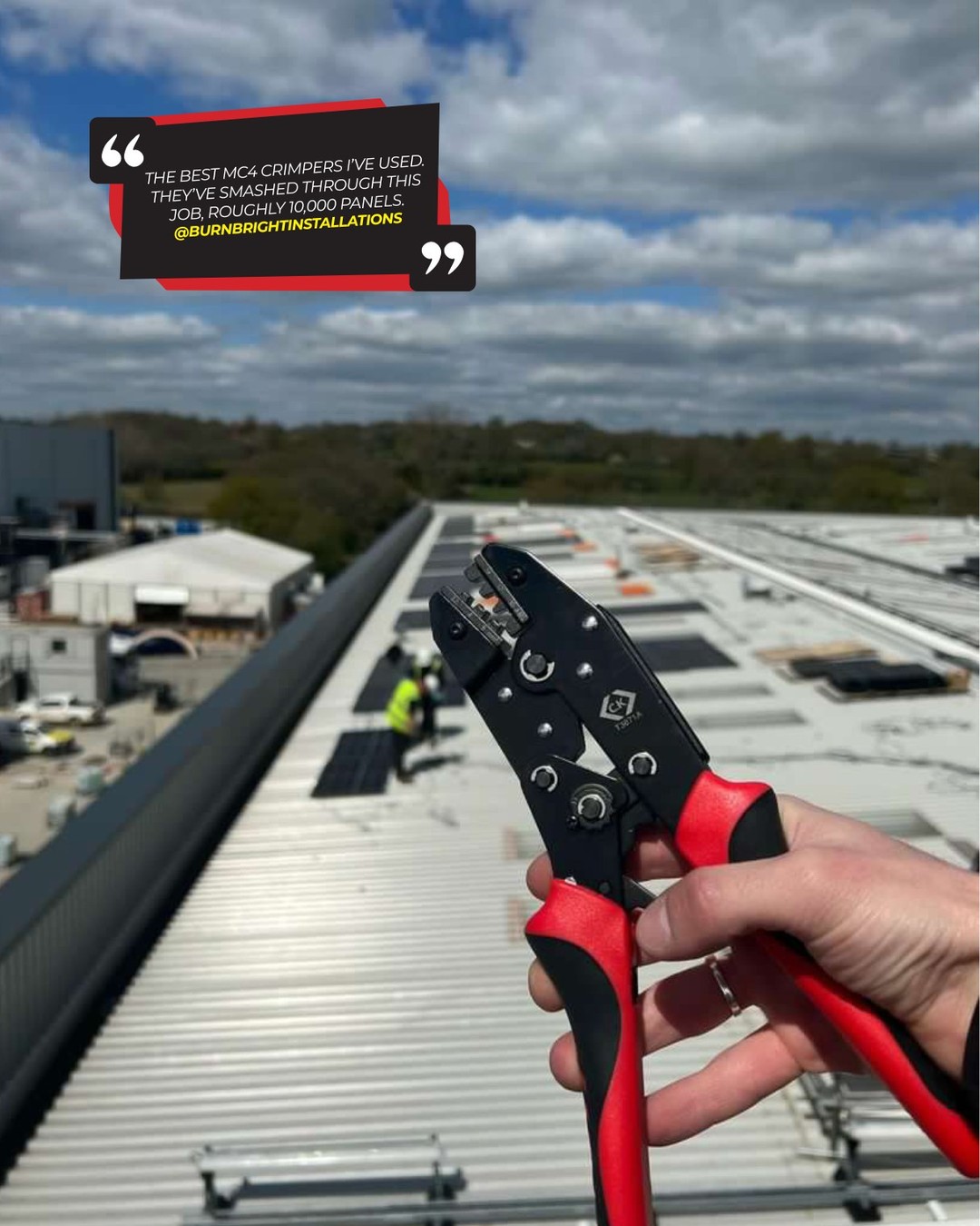 @burnbrightinstallations put our ratchet crimpers through their paces, and what a review 🙌
You can find your nearest stockist over on our website (link in bio)