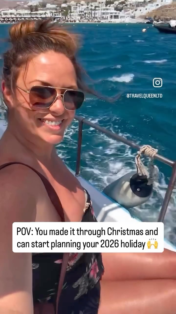 It’s officially the busiest time of the year for booking holidays… yep, already 😁
Remember, we’re only small as I lead most of our women only group tours myself, so once our 2026 trips are full, they’re full…
🌴 Our 2 March Thailand Adventure only has a few places left and bookings close 16 Jan (unless we fill up before then)
🇬🇷 Our 26 April Santorini Escape already has 10 of us booked on, so only has 4 places left
🏝️ Our 30 May Greece Adventure is a third full already
🌺 Our 28 June Bali Adventure is half full already
And later in the year we have:
🏜️ Aug Vegas & Grand Canyons Adventure
🌁 Aug Death Valley, Yosemite & San Francisco Adventure
🏄♀️ Aug San Diego & Hawai’i Adventure
🌊 Sep Balkan Adventure (Croatia, Montenegro & Bosnia)
🇻🇳 Oct-Nov Vietnam & Cambodia Adventure
🌴 Nov Thailand Adventure
So don’t leave it too long! Get yourself to my website to find your 2026 trips to start counting down to - there’s a link in my profile and stories…
If you’re just finding us, hi 👋 I’m Mel, and Travel Queen is a super personal, small group tour operator company creating carefully crafted, empowering adventures for women, with lots of special little touches, gorgeous accommodation and hidden gems; perfect for the solo female traveller who wants to enjoy it all with the company of likeminded women and a group leader (often me! 😊) to take care of everything!
#solofemaletravel #sheisnotlost #shetravels #pov #povreels #travelqueen #womanpower #2026
#2026goals