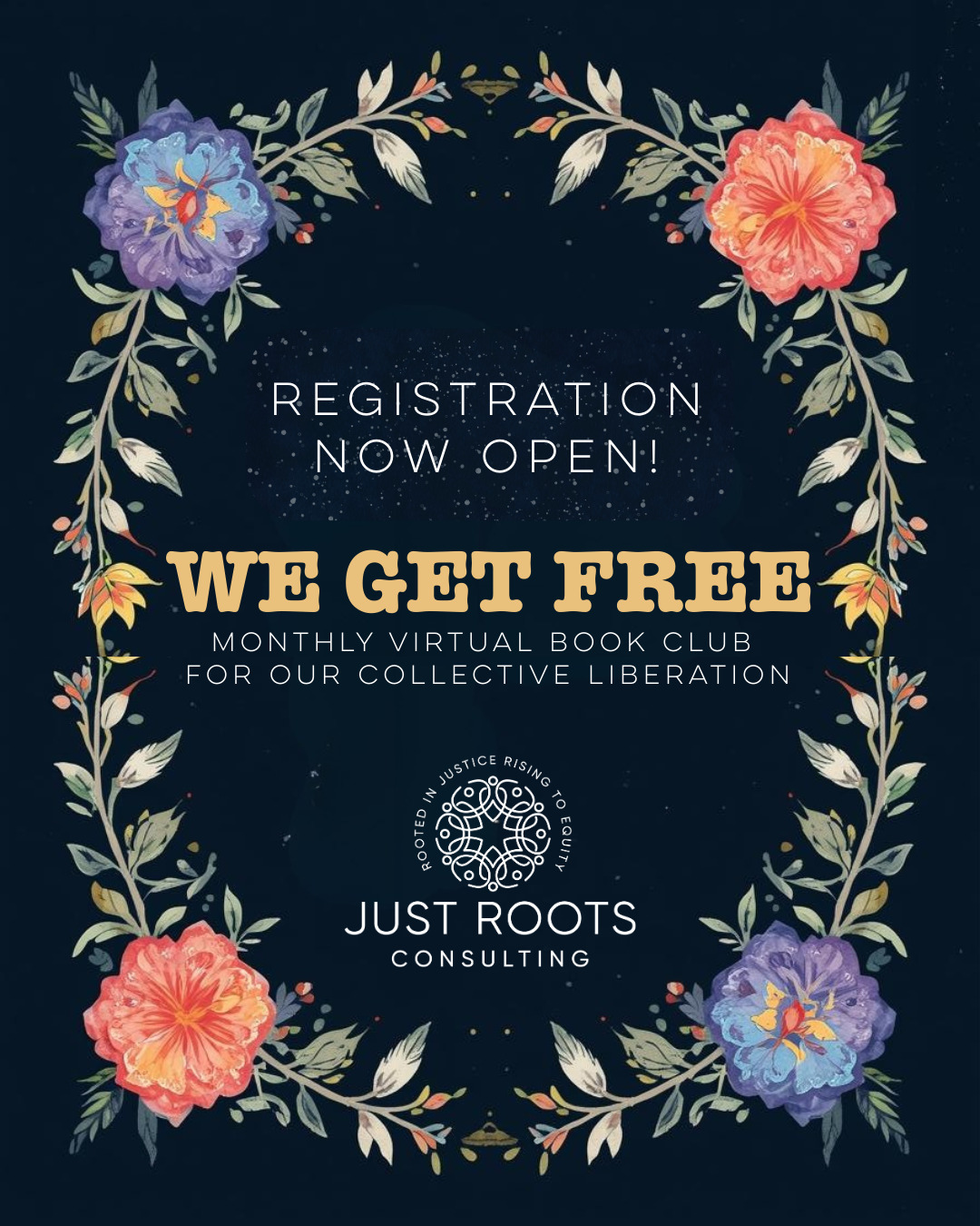 I’m excited to share something I’ve been quietly building for 2026.
WE GET FREE is a monthly virtual book club for people who want space to think together about liberation, care, and what freedom might actually look like in our lives and lifetimes.
We’ll read one book at a time, meet once a month on Zoom, and focus on honest conversation, sharing, and growing together — not perfection or performance.
If you’re craving slower learning, deeper reflection, and gentle community, you’re very welcome here.
Details + registration at the link in bio 💜
#VirtualBookClub
#CollectiveCare
#LiberationPractice
#CommunityLearning
#SlowDown
#ThoughtfulSpaces
#PoliticalEducation
#AbolitionFutures
#whitesupremacyendswithus