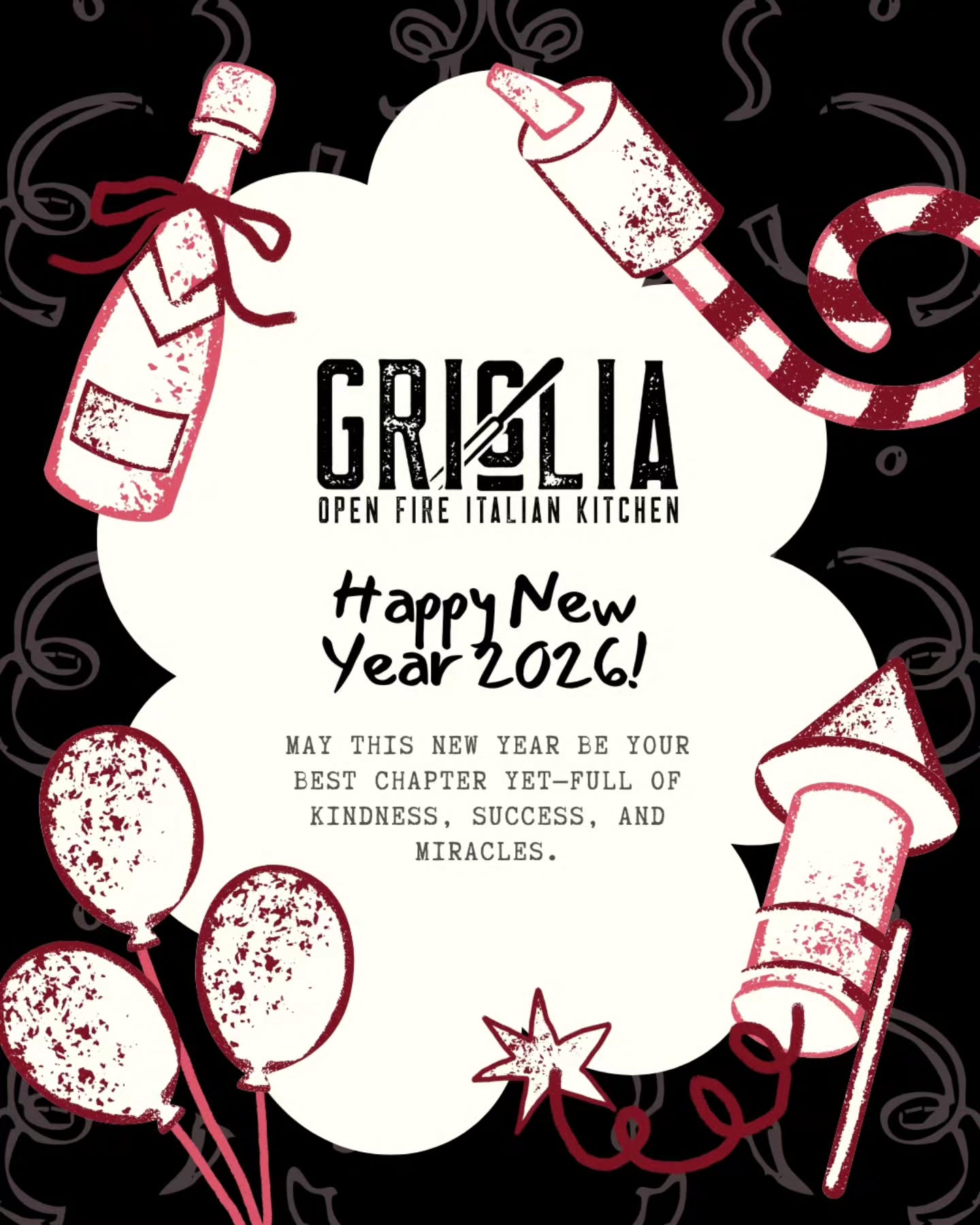 Happy New Year, Griglia Fam! 🎉
Thank you for your endless support - here’s to more fire, flavour and good times in 2026!
See you soon!