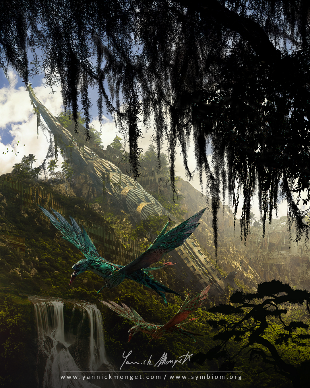 ✎ Petit plaisir de cette fin d’année, pour susciter un peu de rêve en vue des fêtes dans un contexte international trop sombre, la publication d’un ensemble de contenus ces prochains jours en lien avec l’univers d’Avatar de James Cameron dont le nouvel opus sort cette semaine sur nos écrans. L’occasion dans les jours à venir, pour terminer l’année de republier ces peintures numériques (non générées par IA) mixant des œuvres réalisées pour mon livre HOPES avec l’univers de Cameron qui dénonce depuis des décennies au travers de ses films, et ce, avec talent, les dérives de l'humanité et son impact sur l'environnement. Avatar sort cette semaine les écrans.
NO IA GENERATIVE / Pas de génération d’image par IA ici, les peintures originales sont celles du livre d’art HOPES mélangées à des images tirées des précédents opus Avatar.
❯ Livre disponible à l’achat sur le site www.symbiom.org
❯ Plus d'images à venir ces prochains jours / Restez connectés
__________________
#avatar
#ecologie #environnement #planète
#livre #globalwarming #sealevel #climatechange #sciences
#rêve #espoir #utopie #dystopie #futur #future
#sciencefiction #sfx #sf
#digitalartists #painting #artist
#jamescameron #yannickmonget #artbook #book #livres