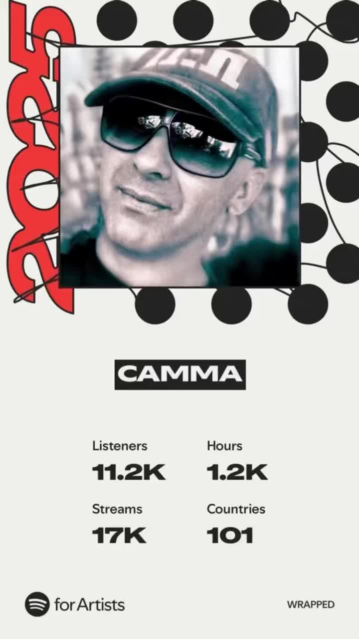 SPOTIFY - 2025 Wrapped
Our top track “Deeper Than Love” became our #1 streamed release with listeners IN 101 countries.
And our biggest support coming from:
🇪🇸 Spain
🇲🇽 Mexico
🇨🇴 Colombia
🇦🇷 Argentina
🇺🇸 United States
To everyone who hit play this year — we see you, we appreciate you, and we’ve got SO MUCH more music coming, including a collab with one of the biggest international names in trance music.
Watch this space!
Love Frank (Camma) & Donna
#CammaMusic #DeeperThanLove #2025Wrapped #SpotifyWrapped #EDM #dancemusic #edmproducer #spotify